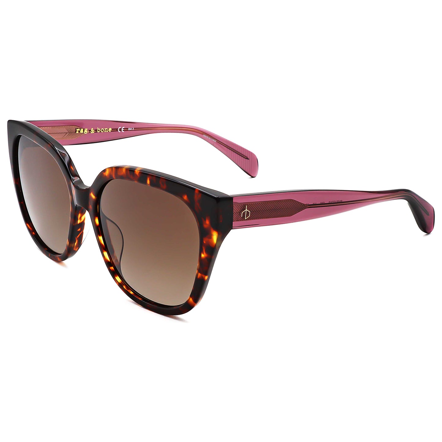 Front view of Rag & Bone Women's Sunglasses RNB1073-S-086-56