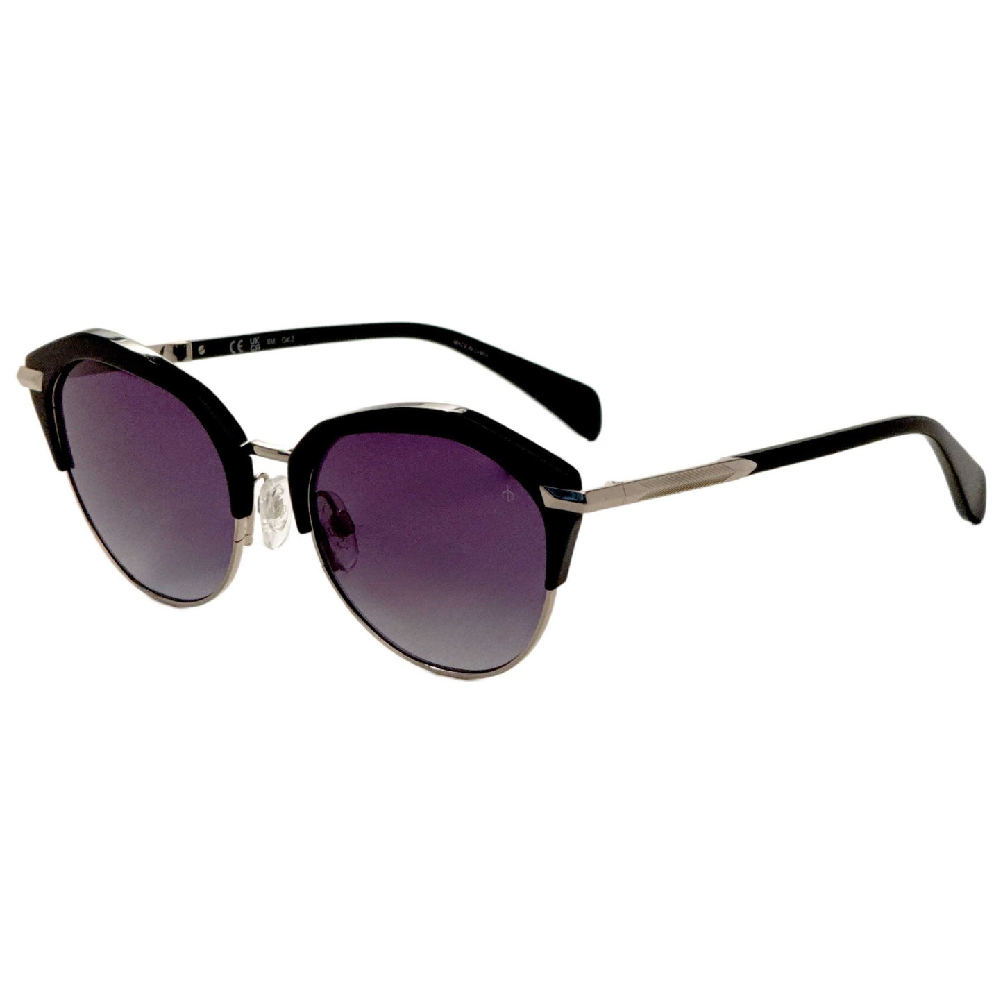 Front view of Rag & Bone Women's Sunglasses RNB1080-G-S-807-55