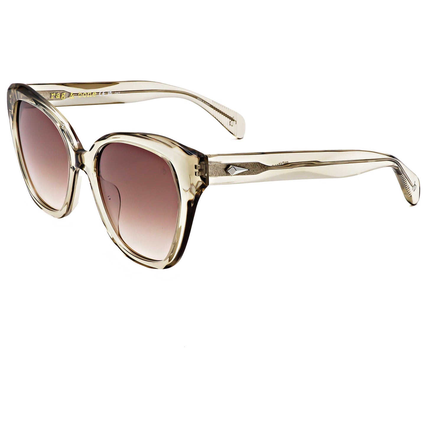 Front view of Rag & Bone Women's Sunglasses RNB1083-S-KB7-54