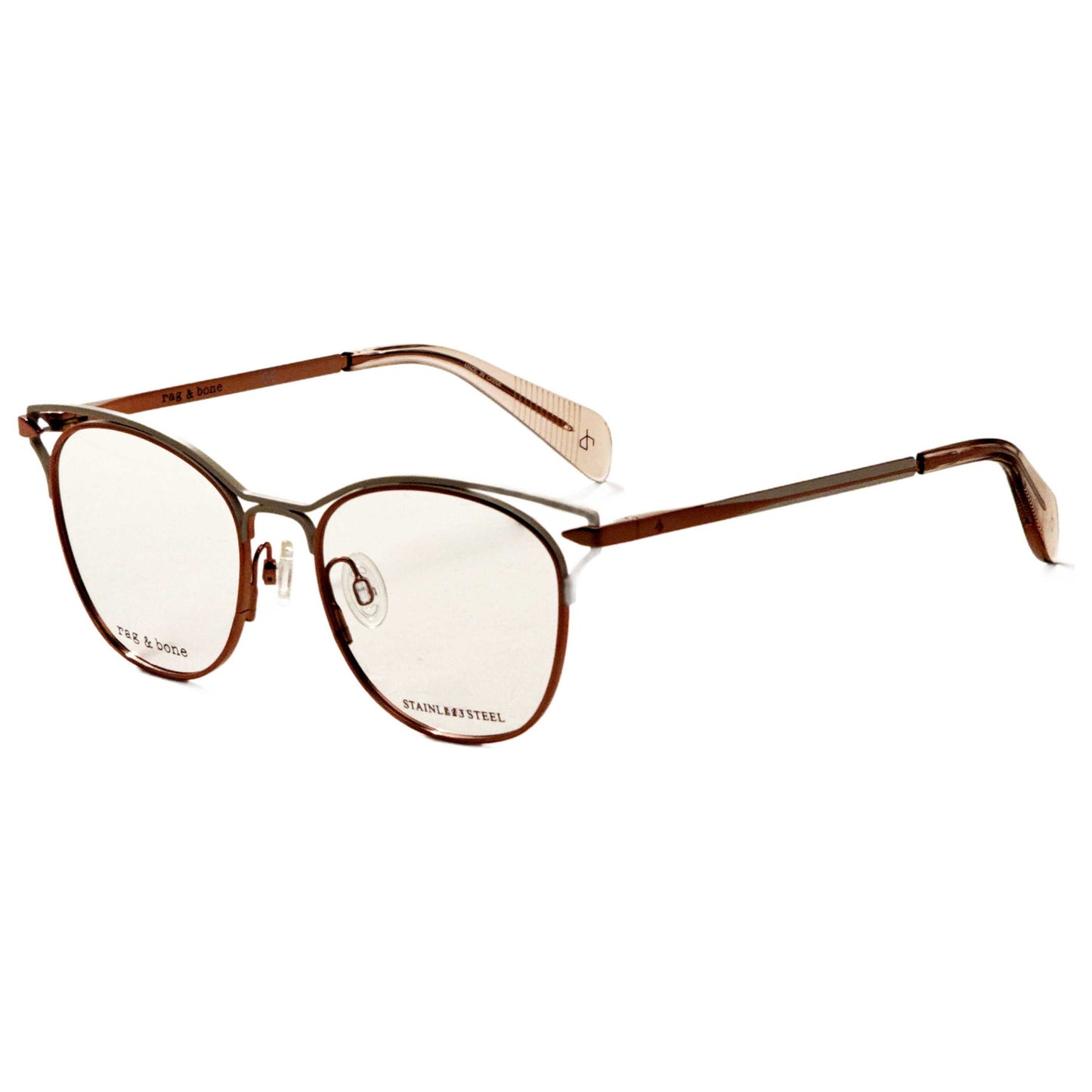Front view of Rag & Bone Women's Opticals RNB3019-BQB-51