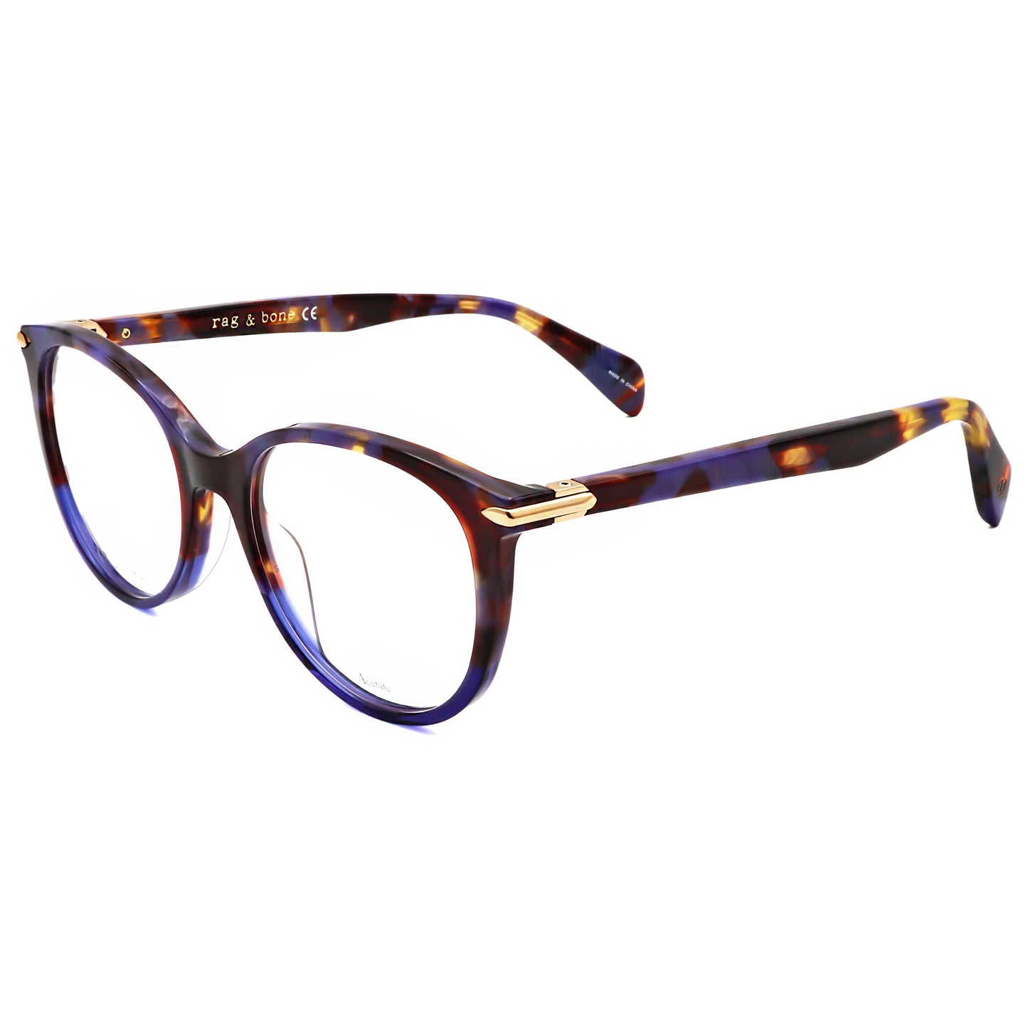 Front view of Rag & Bone Women's Opticals RNB3023-JBW-51