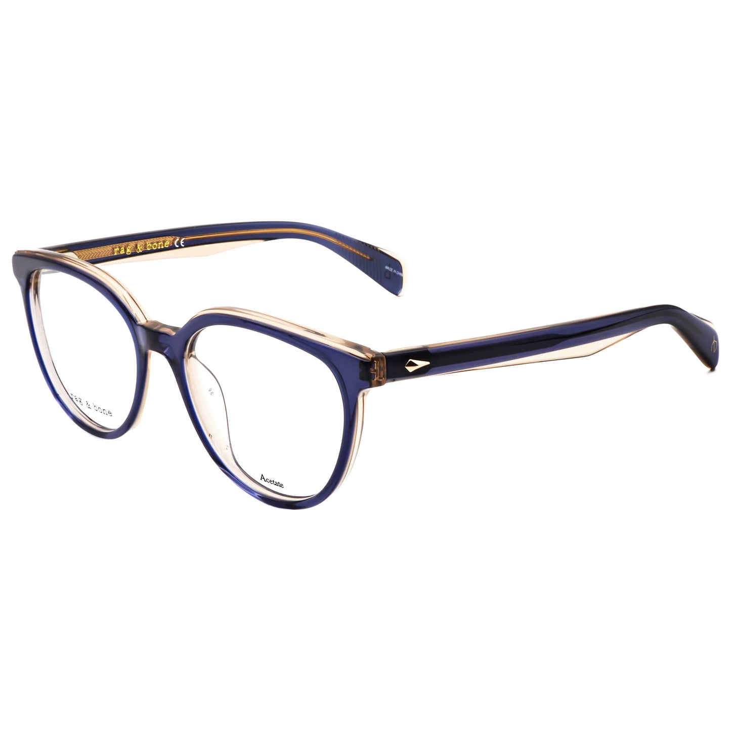 Front view of Rag & Bone Women's Opticals RNB3029-YRQ-50