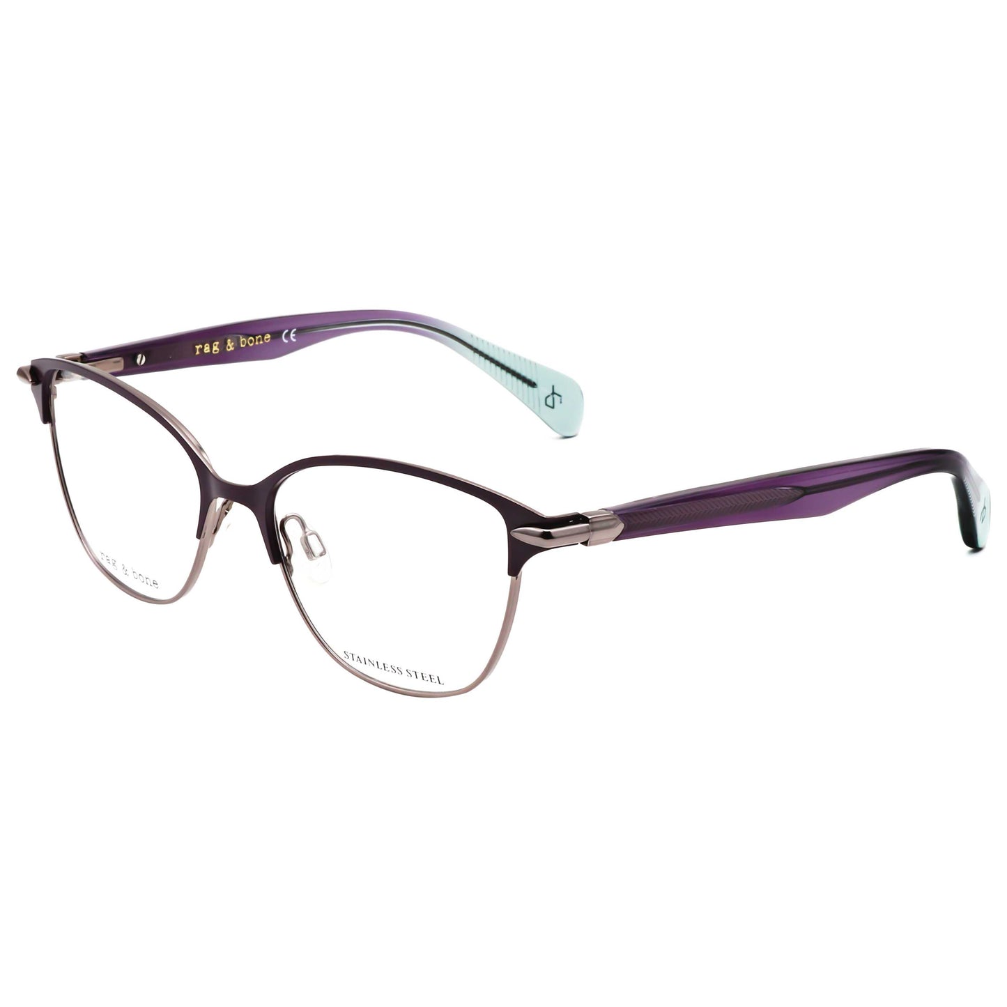 Front view of Rag & Bone Women's Opticals RNB3049-B3V-52