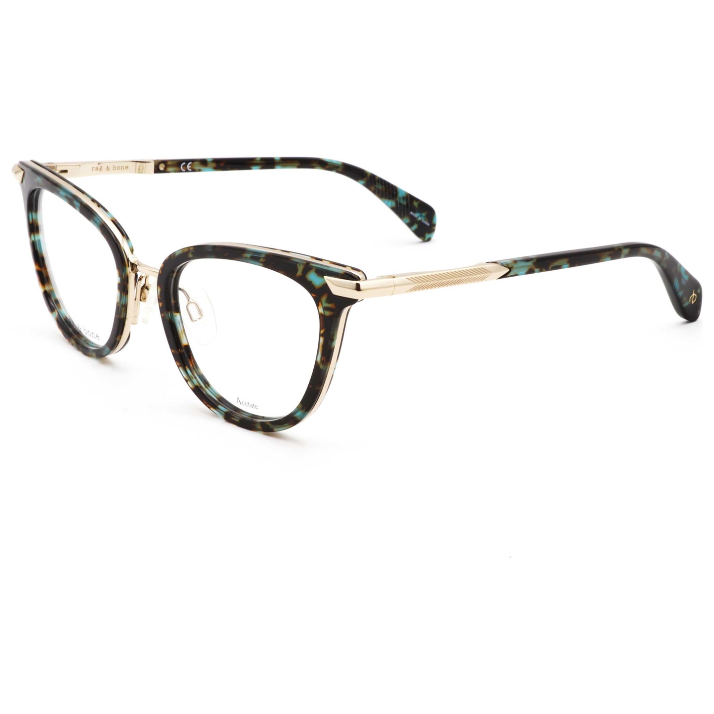 Front view of Rag & Bone Women's Opticals RNB3051-G-XGW-51