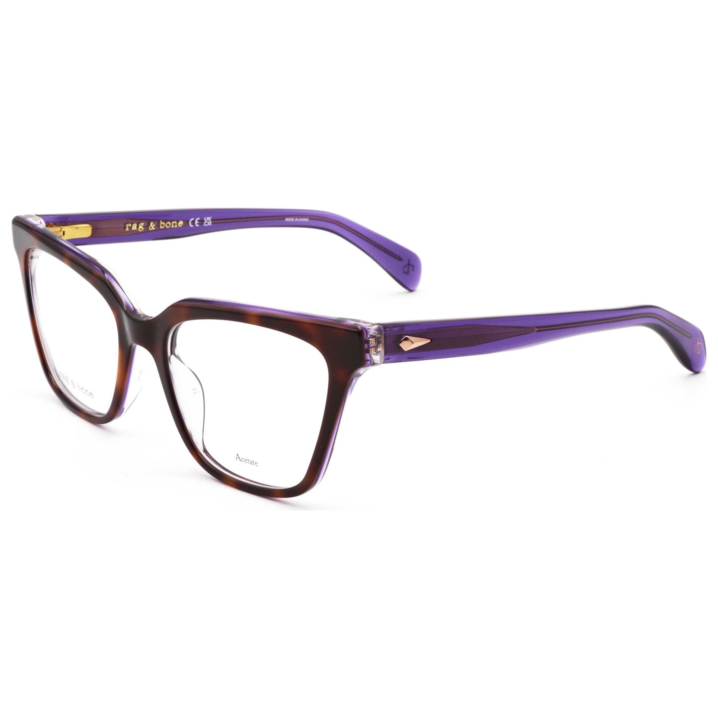 Front view of Rag & Bone Women's Opticals RNB3057-B3V-53