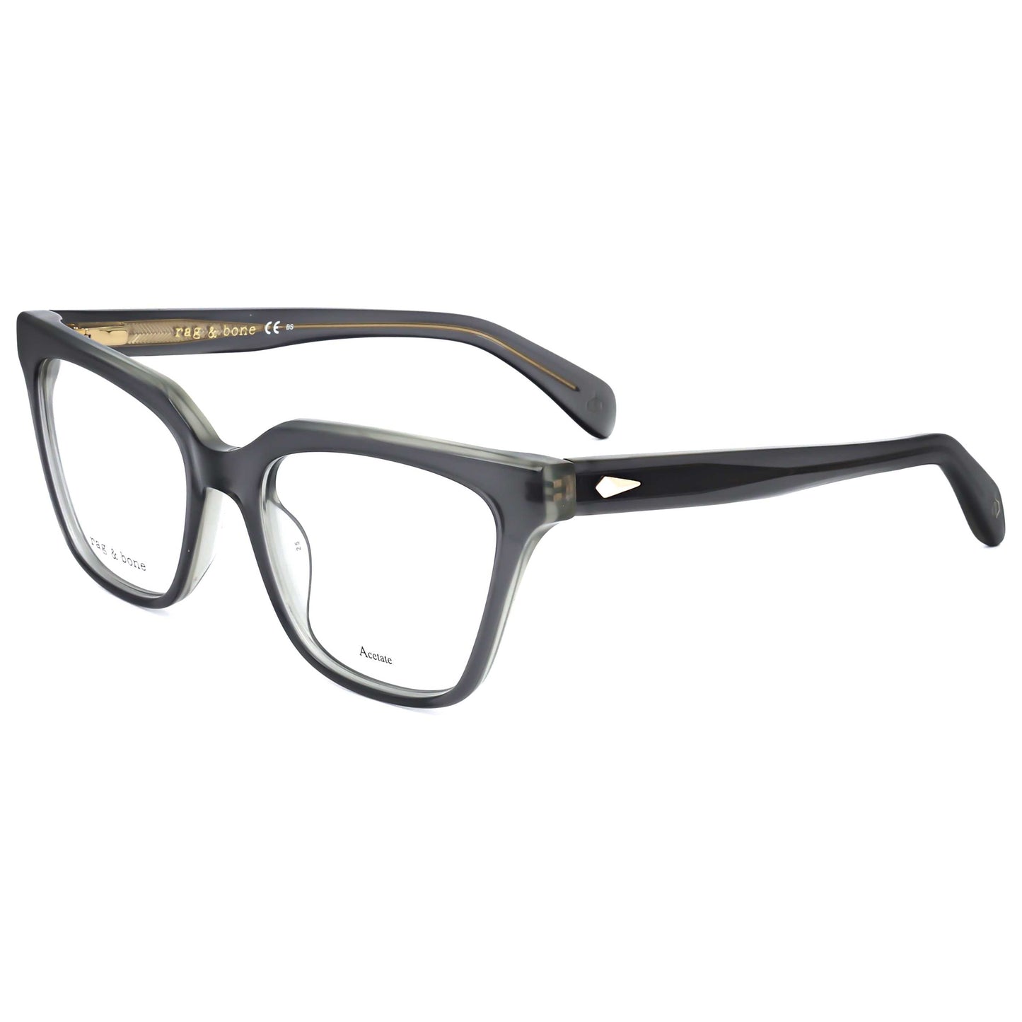 Front view of Rag & Bone Women's Opticals RNB3057-KB7-53