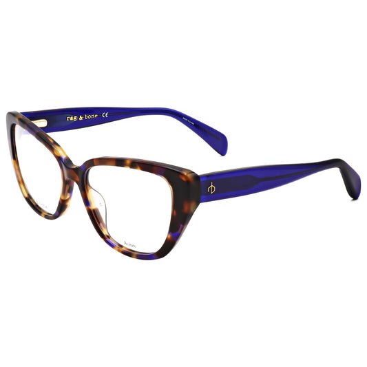 Front view of Rag & Bone Women's Opticals RNB3061-JBW-54