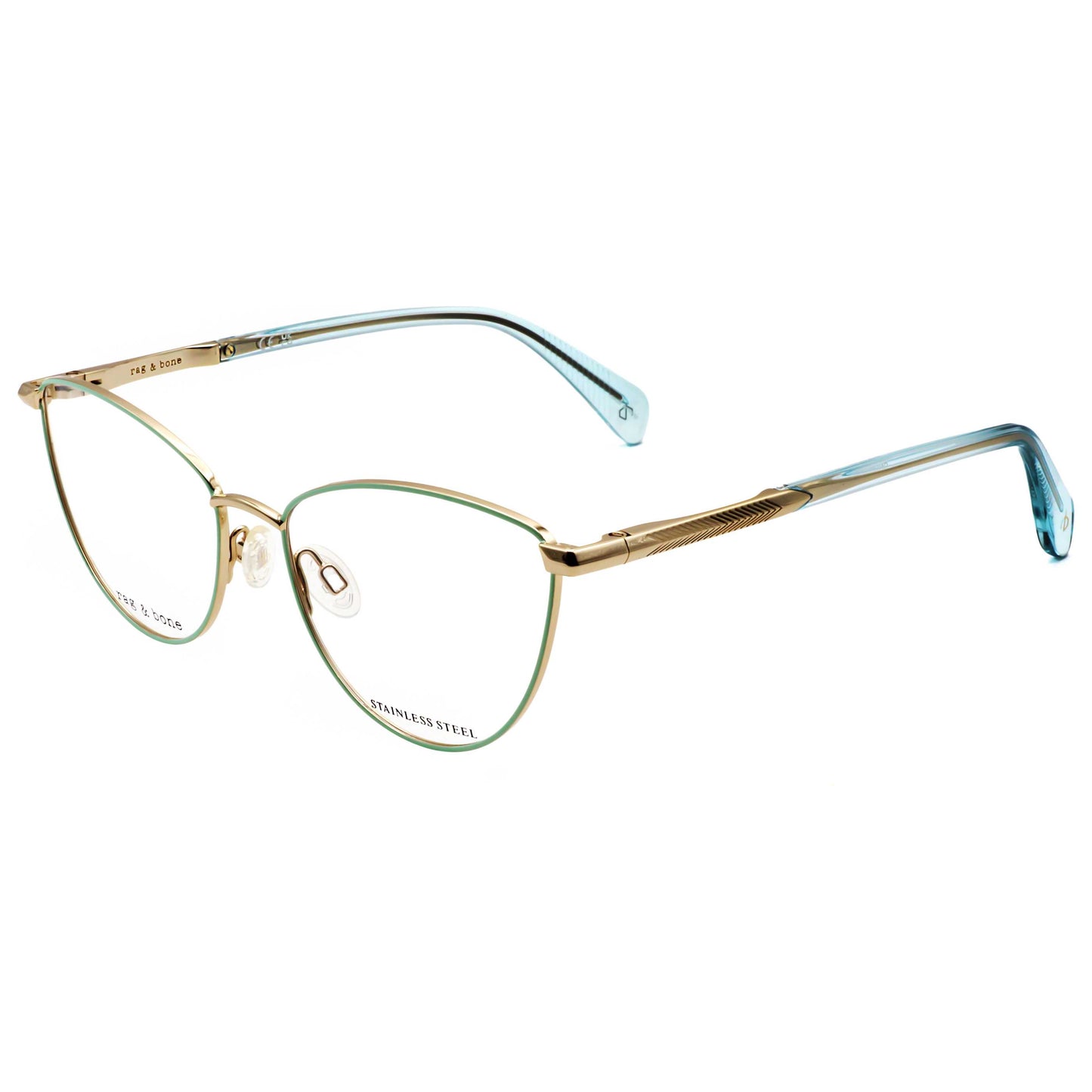 Front view of Rag & Bone Women's Opticals RNB3063-G-1ED-52