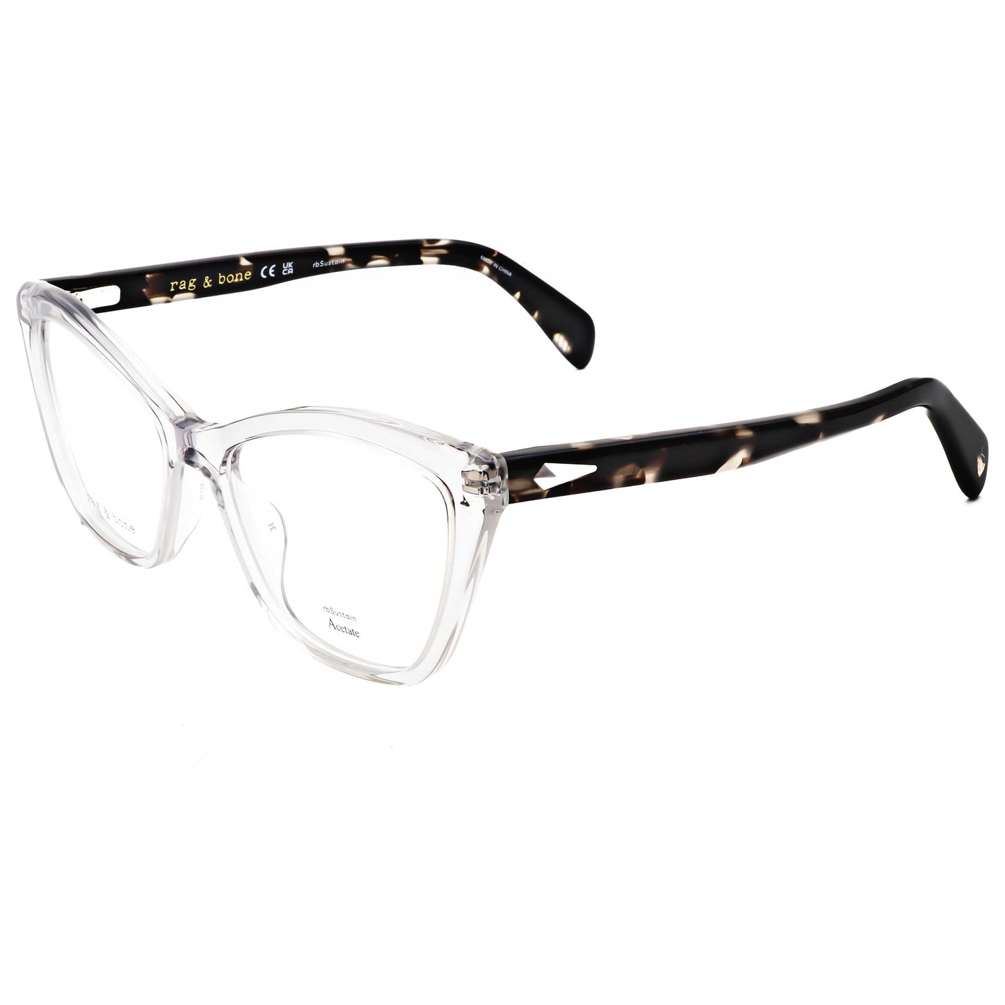 Front view of Rag & Bone Women's Opticals RNB3065-KB7-53