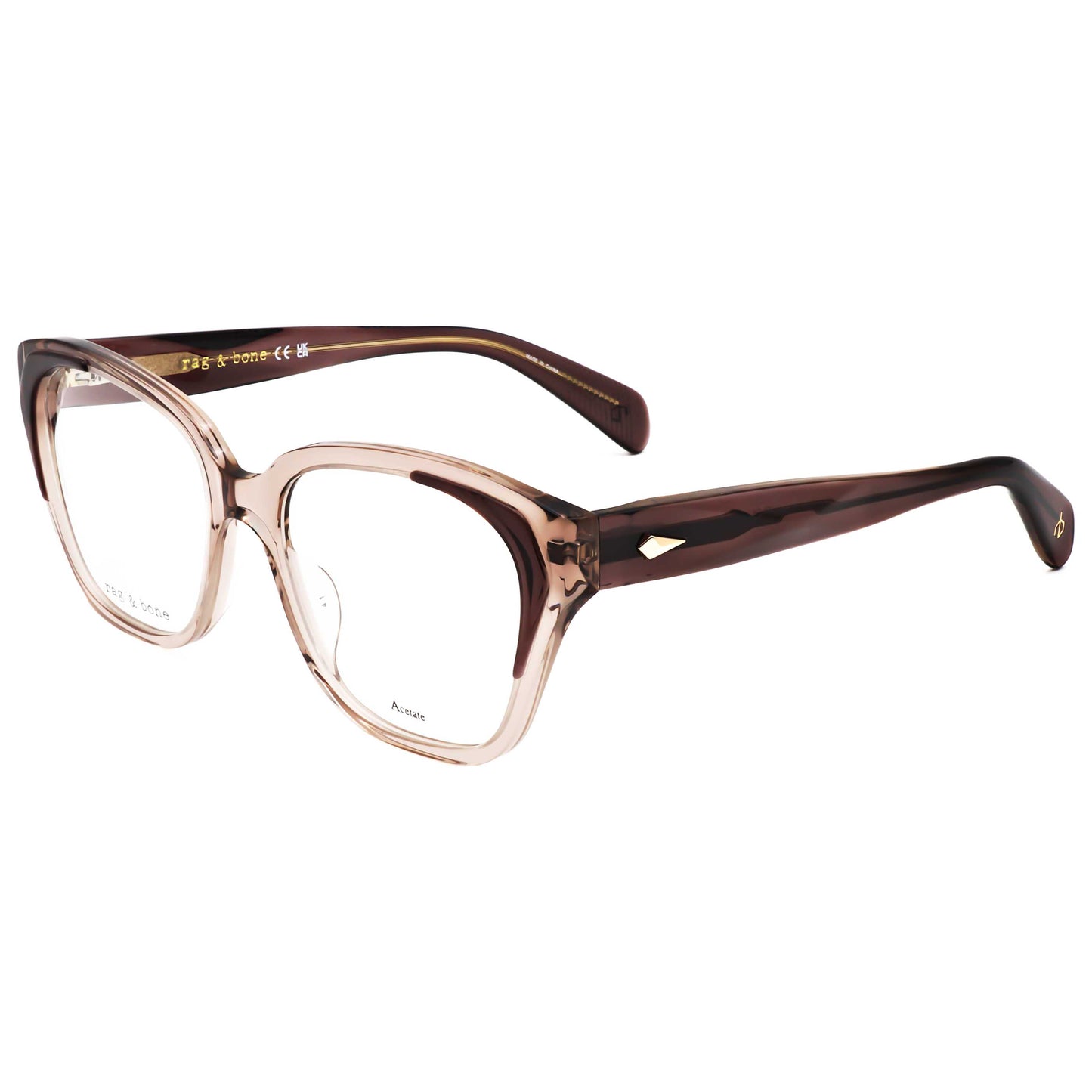 Front view of Rag & Bone Women's Opticals RNB3071-F45-53