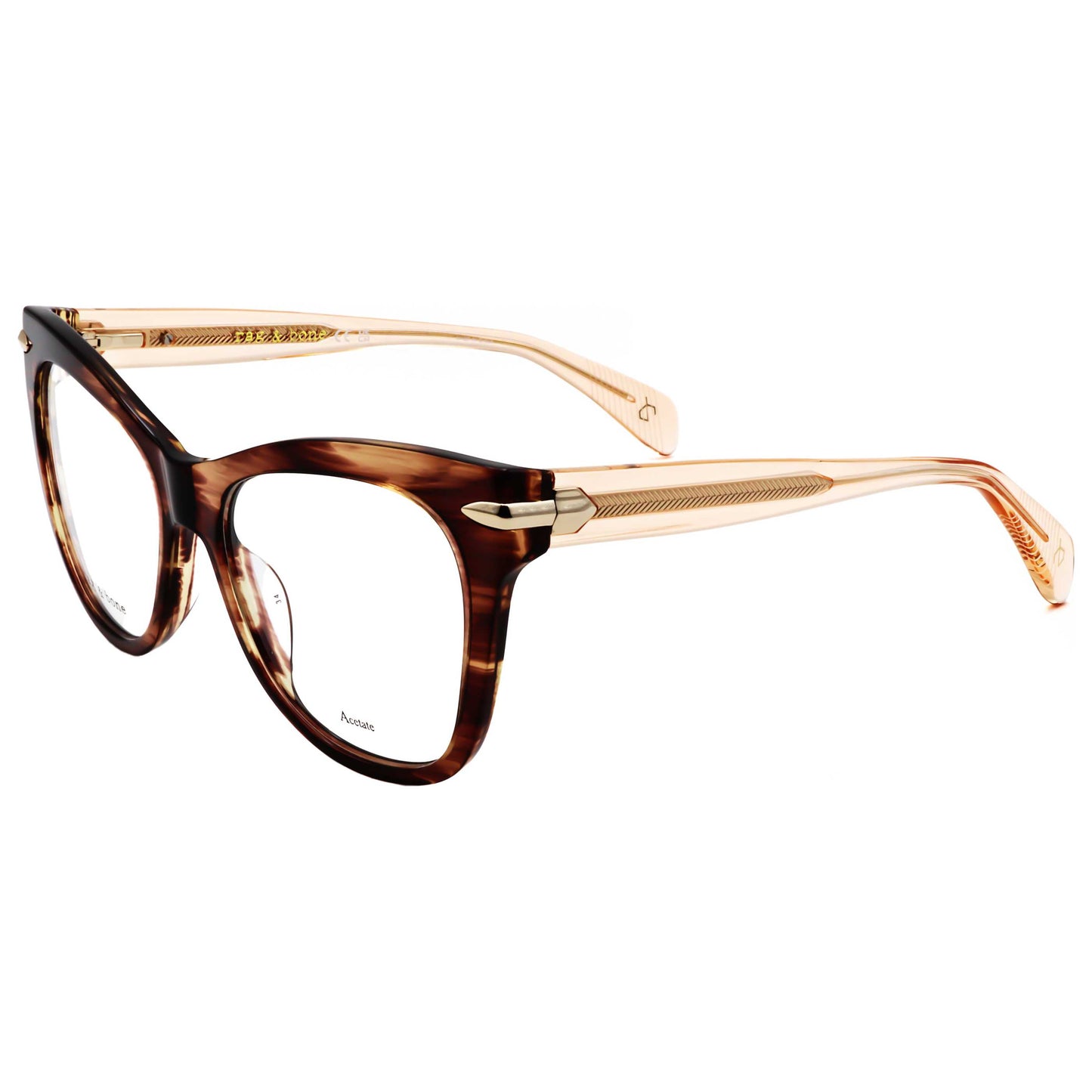 Front view of Rag & Bone Women's Opticals RNB3074-EX4-53