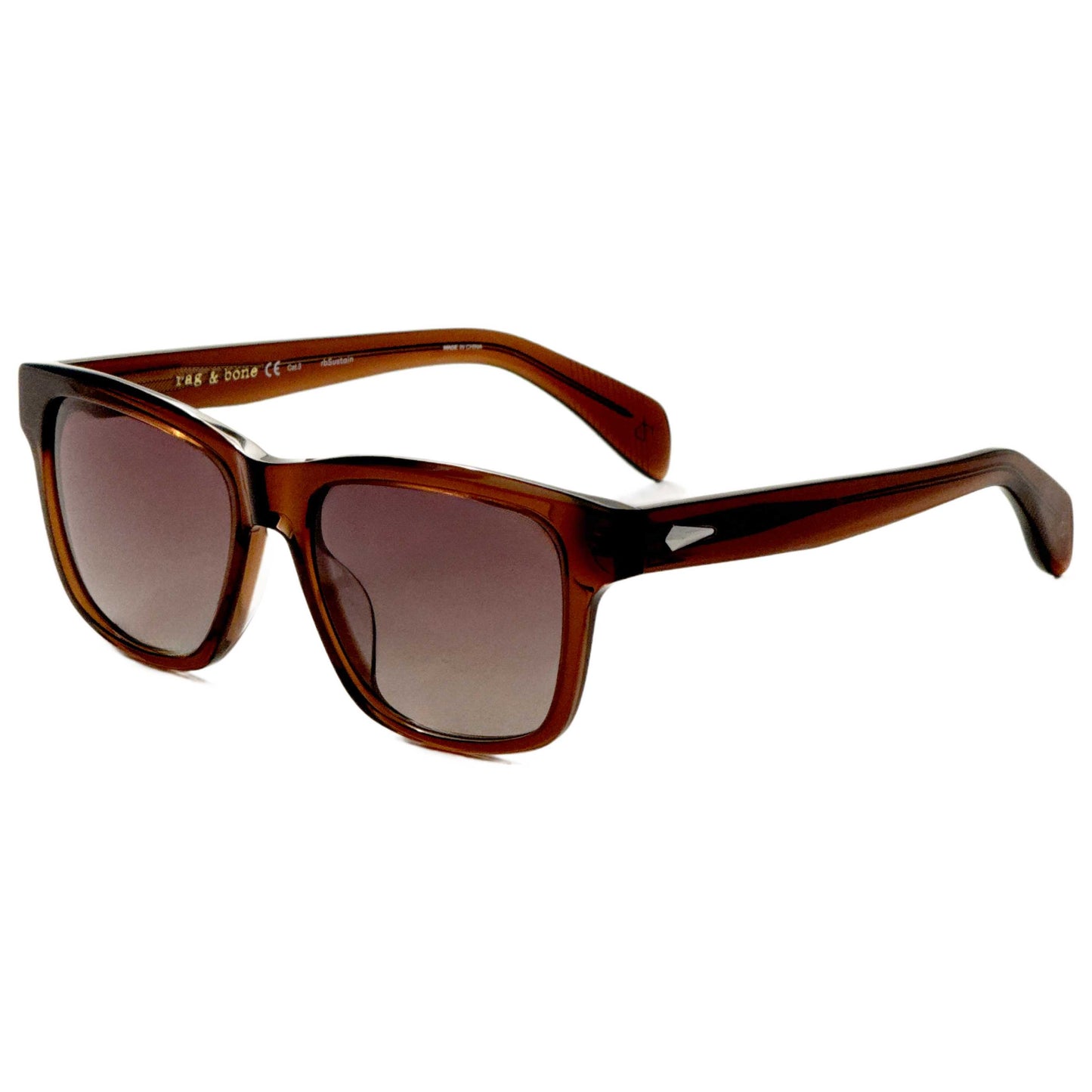 Front view of Rag & Bone Men's Sunglasses RNB5041-S-FL4-54