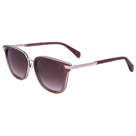 Front view of Rag & Bone Women's Sunglasses RNB6000-S-B3V-52