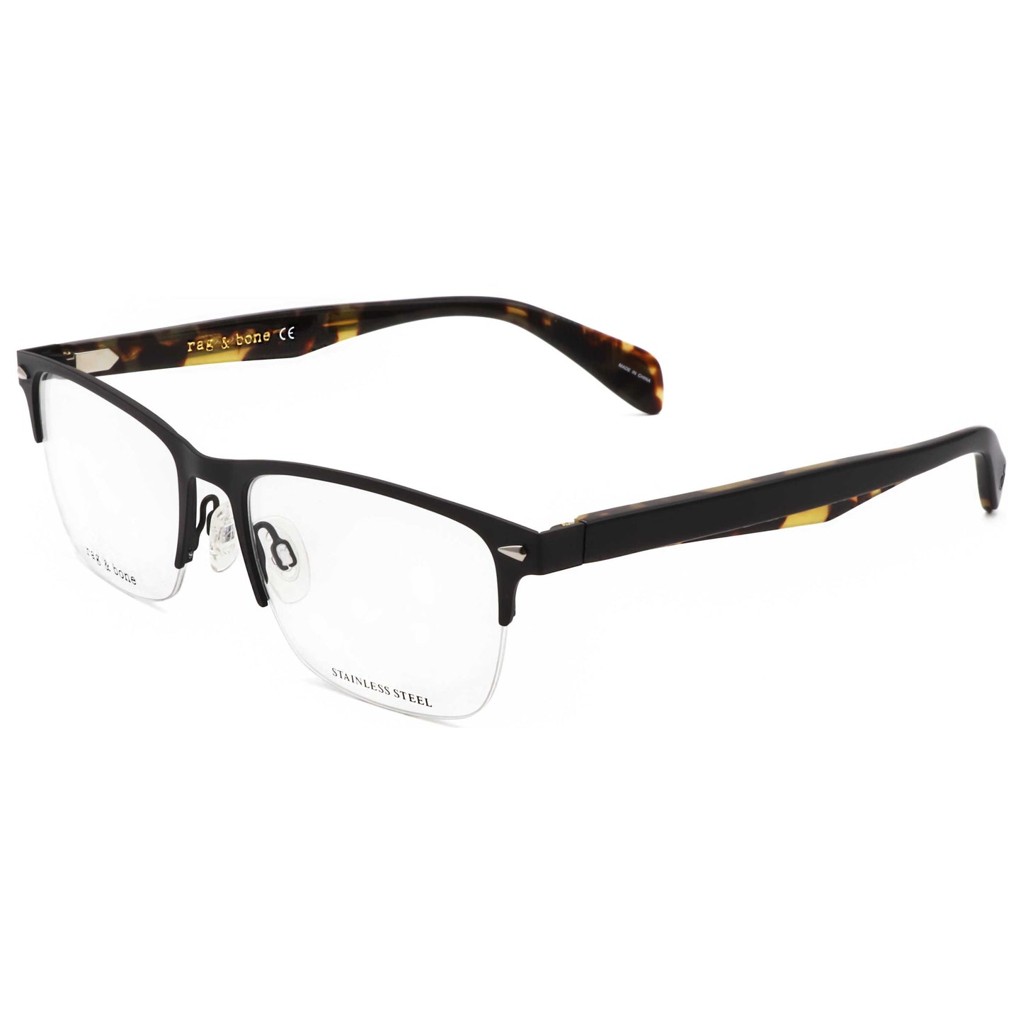 Front view of Rag & Bone Men's Opticals RNB7019-003-54