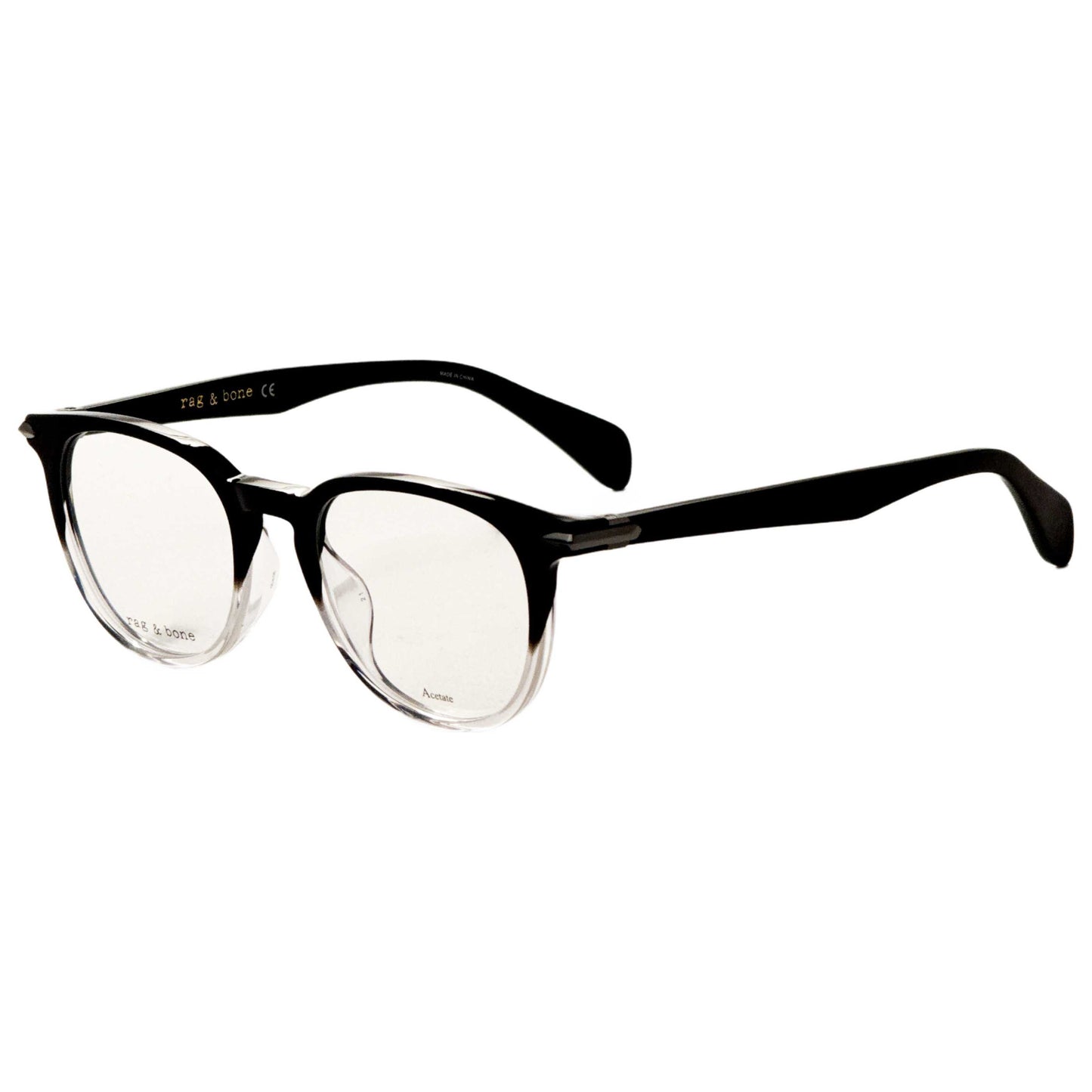 Front view of Rag & Bone Men's Opticals RNB7028-G-81V-50
