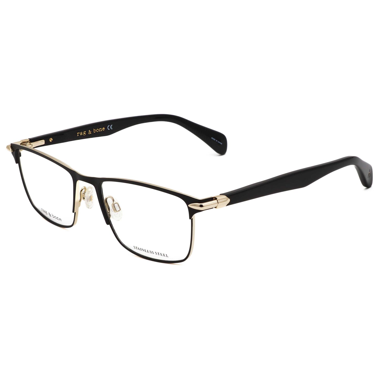Front view of Rag & Bone Men's Opticals RNB7046-807-55