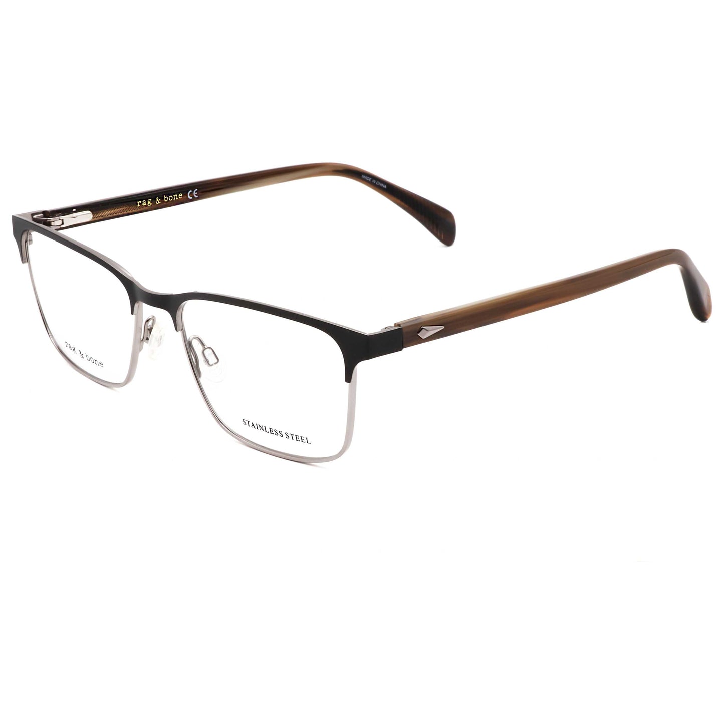 Front view of Rag & Bone Men's Opticals RNB7051-G-807-54