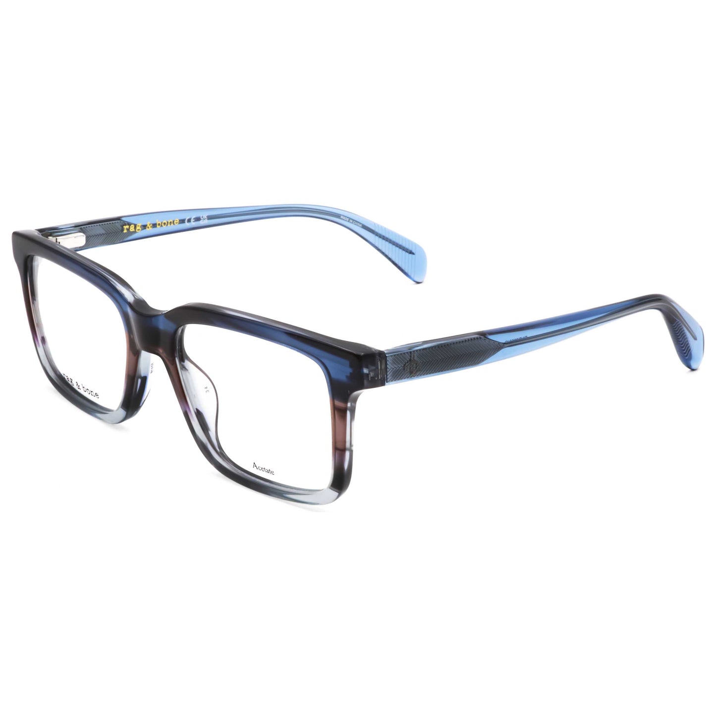 Front view of Rag & Bone Men's Opticals RNB7053-G-PJP-53
