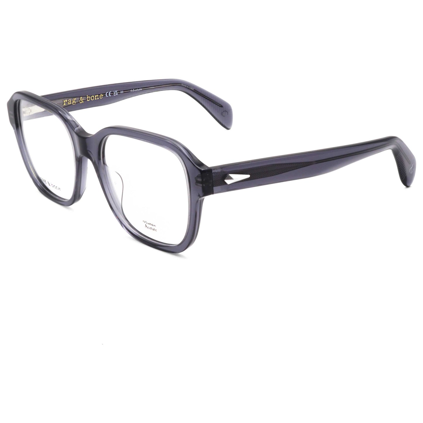 Front view of Rag & Bone Men's Opticals RNB7056-G-KB7-54