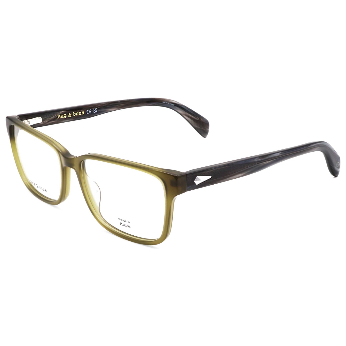 Front view of Rag & Bone Men's Opticals RNB7059-G-4C3-58