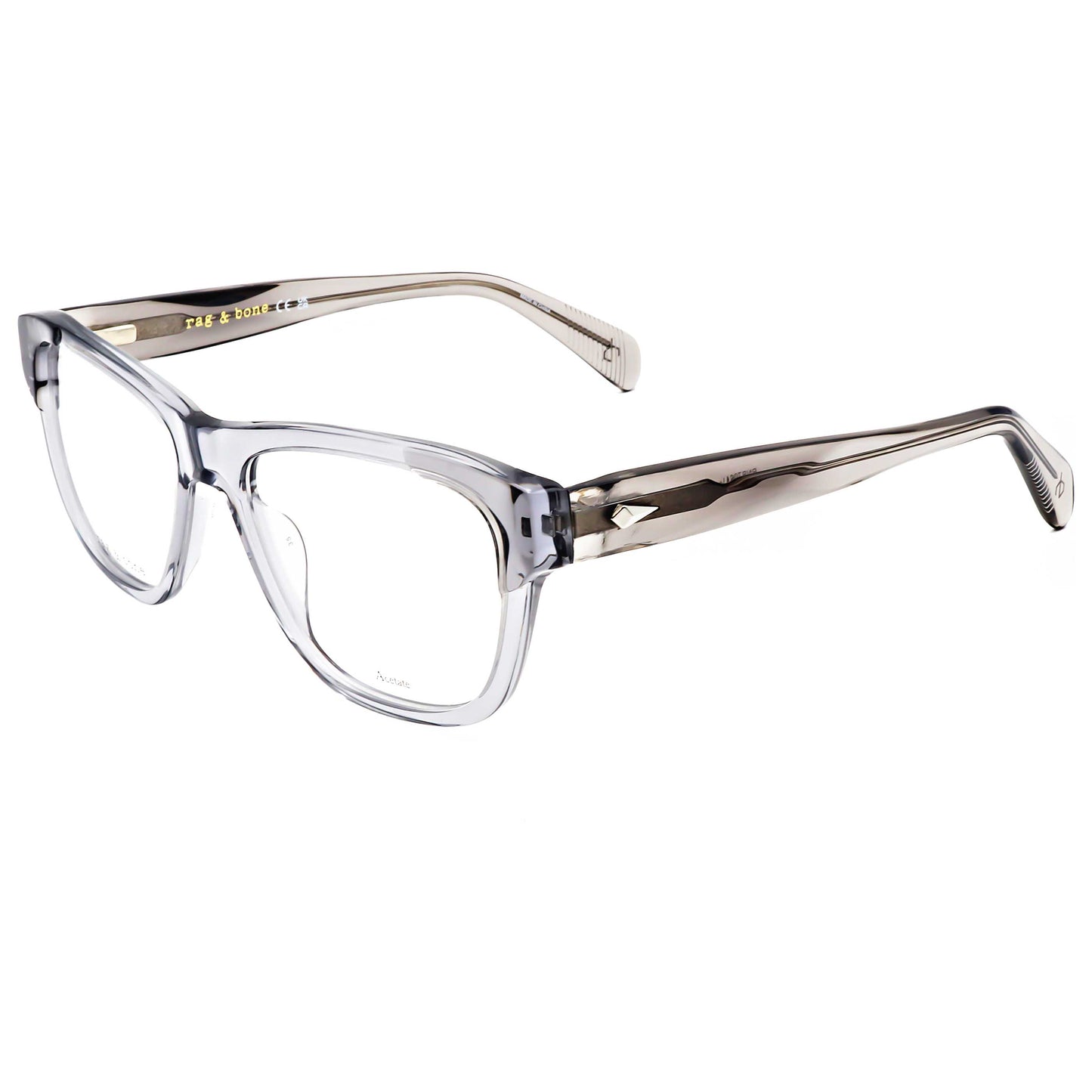 Front view of Rag & Bone Men's Opticals RNB7061-G-KB7-55