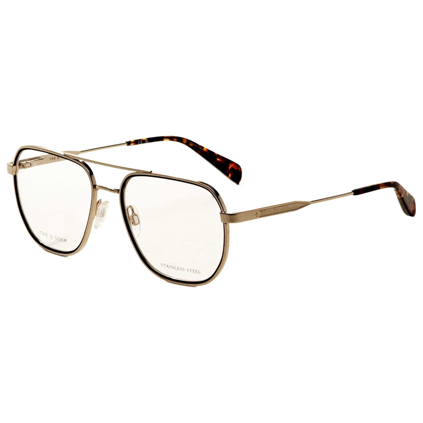 Front view of Rag & Bone Men's Opticals RNB7062-G-RHL-54