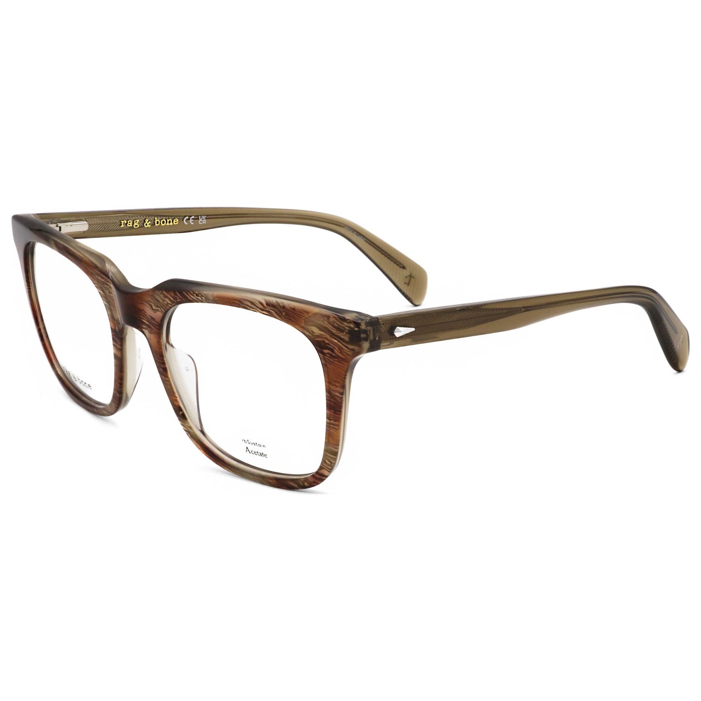 Front view of Rag & Bone Men's Opticals RNB7064-G-EX4-55