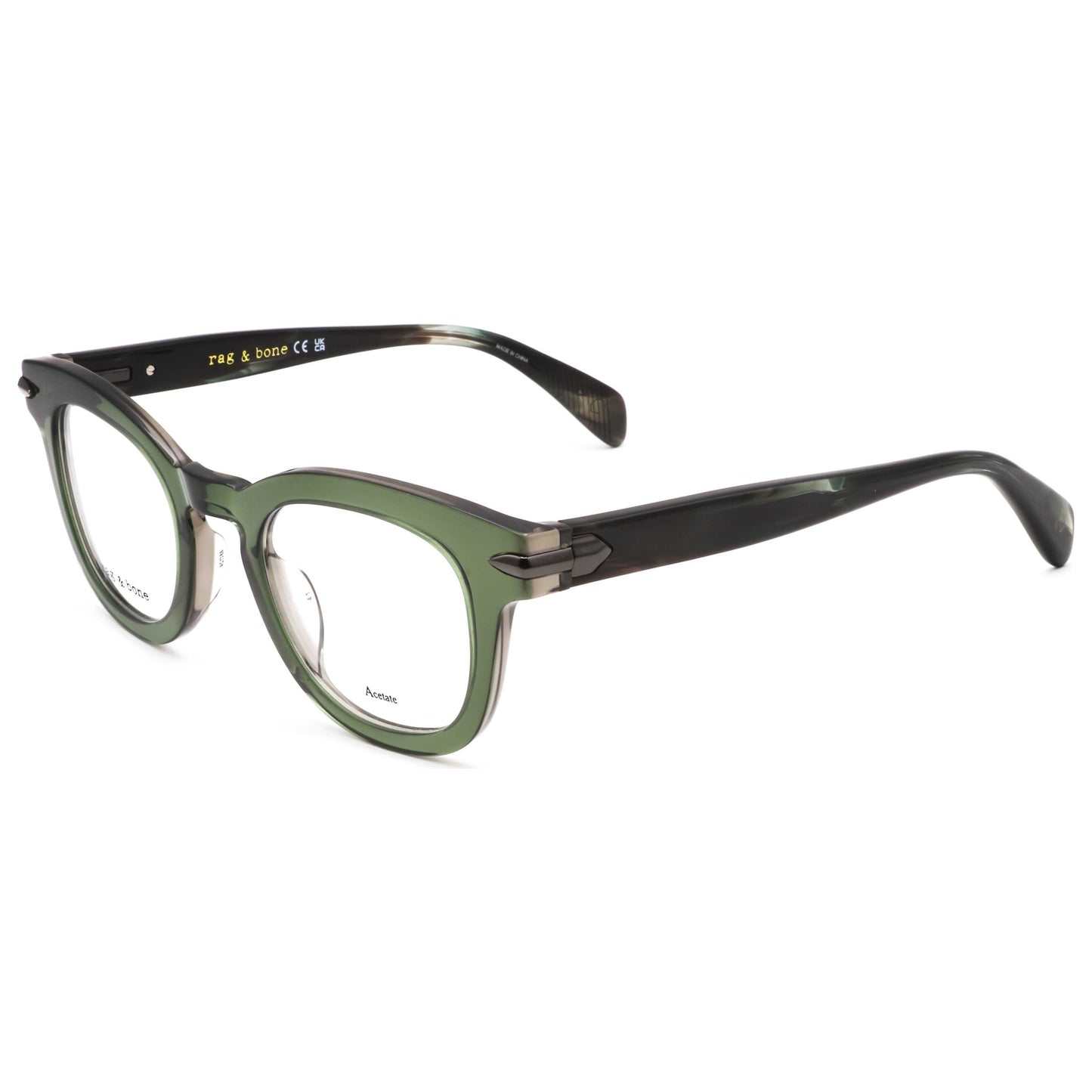 Front view of Rag & Bone Men's Opticals RNB7065-1ED-48