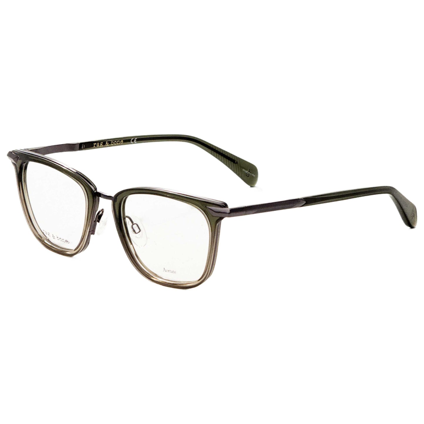 Front view of Rag & Bone Men's Opticals RNB8001-1ED-51