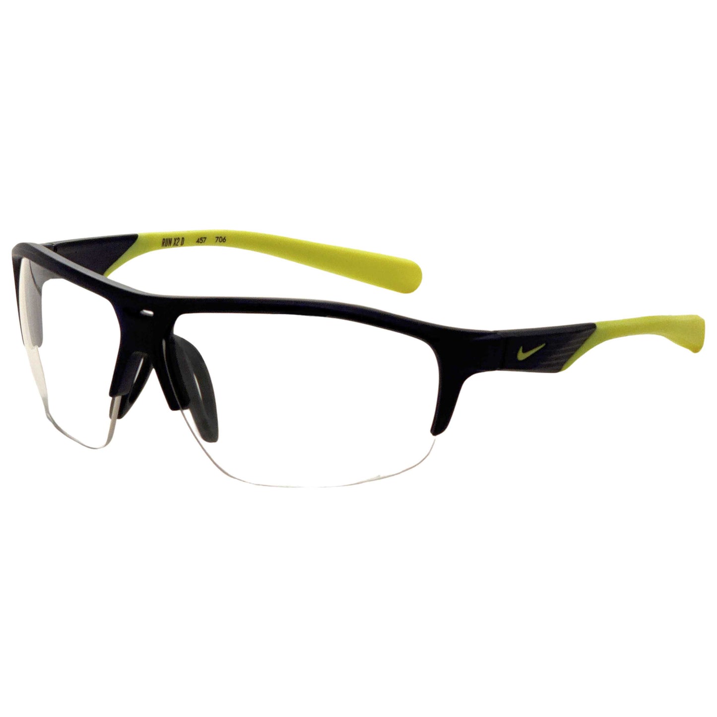Front view of Nike Run X2D Men's Sunglasses RUNX2D-457-72