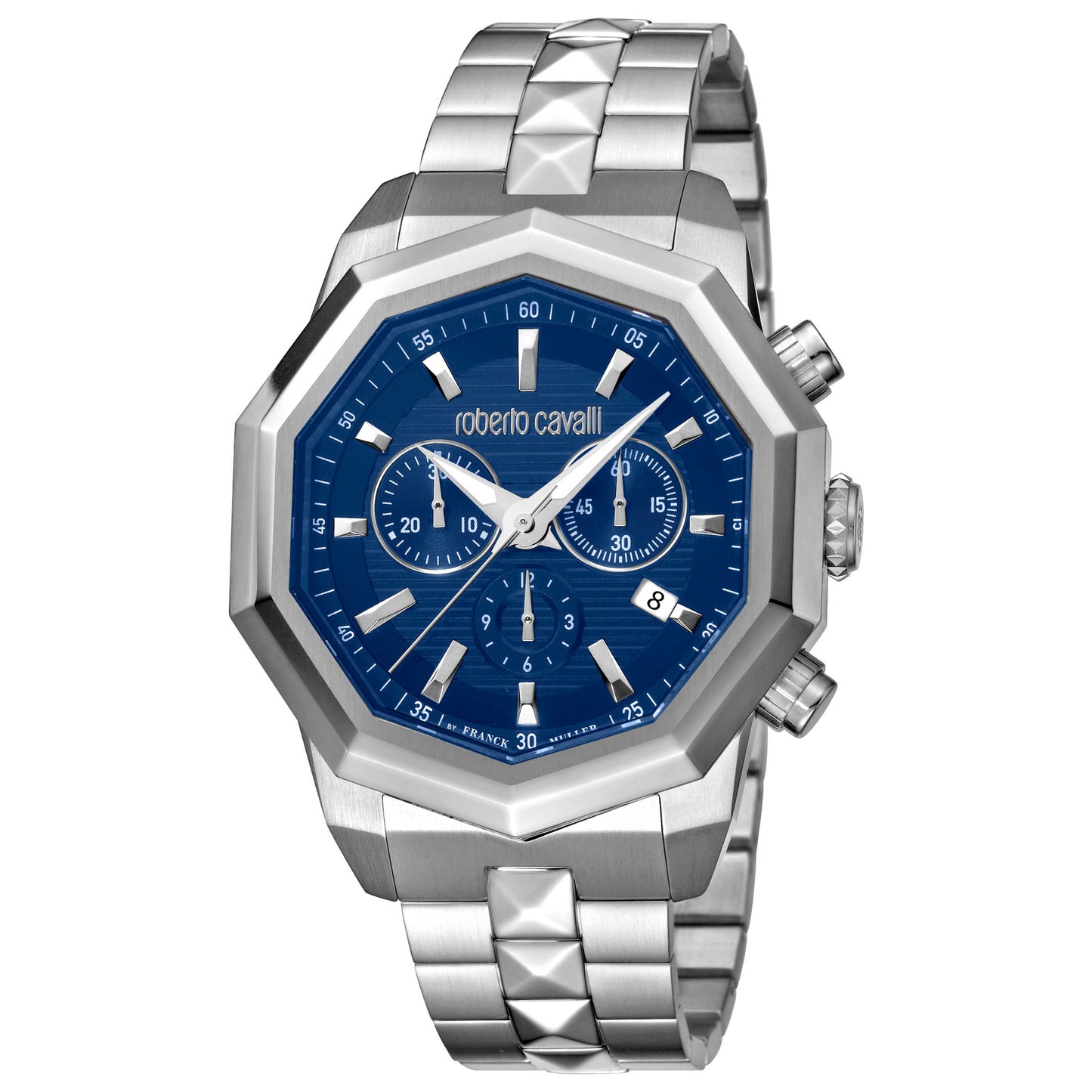 Front view of Roberto Cavalli Classic Men's Quartz Watch RV1G078M0066