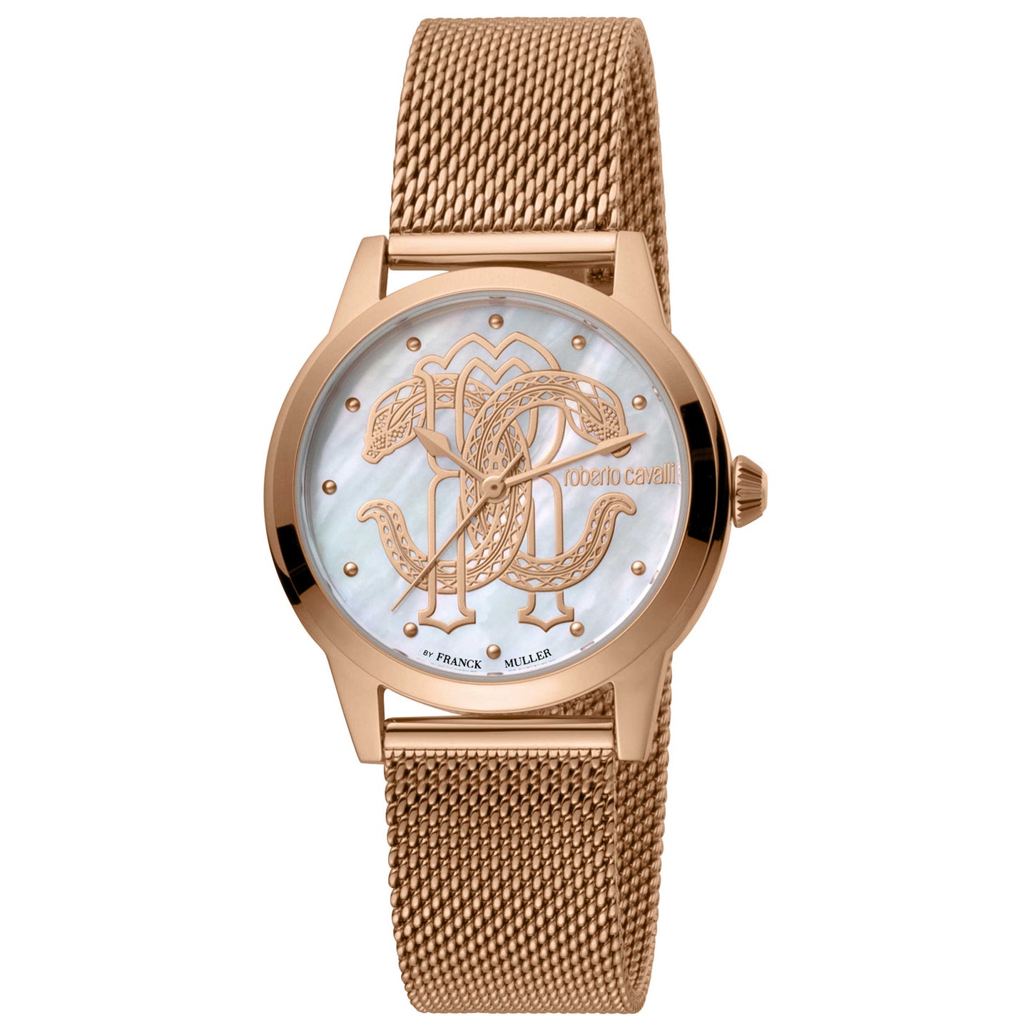 Front view of Roberto Cavalli by Franck Muller Women's Quartz Watch RV1L117M0101