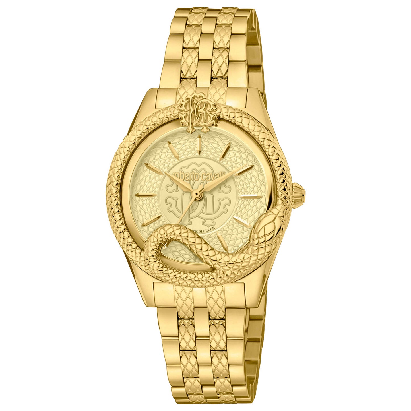 Front view of Roberto Cavalli by Franck Muller Women's Quartz Watch RV1L164M0061