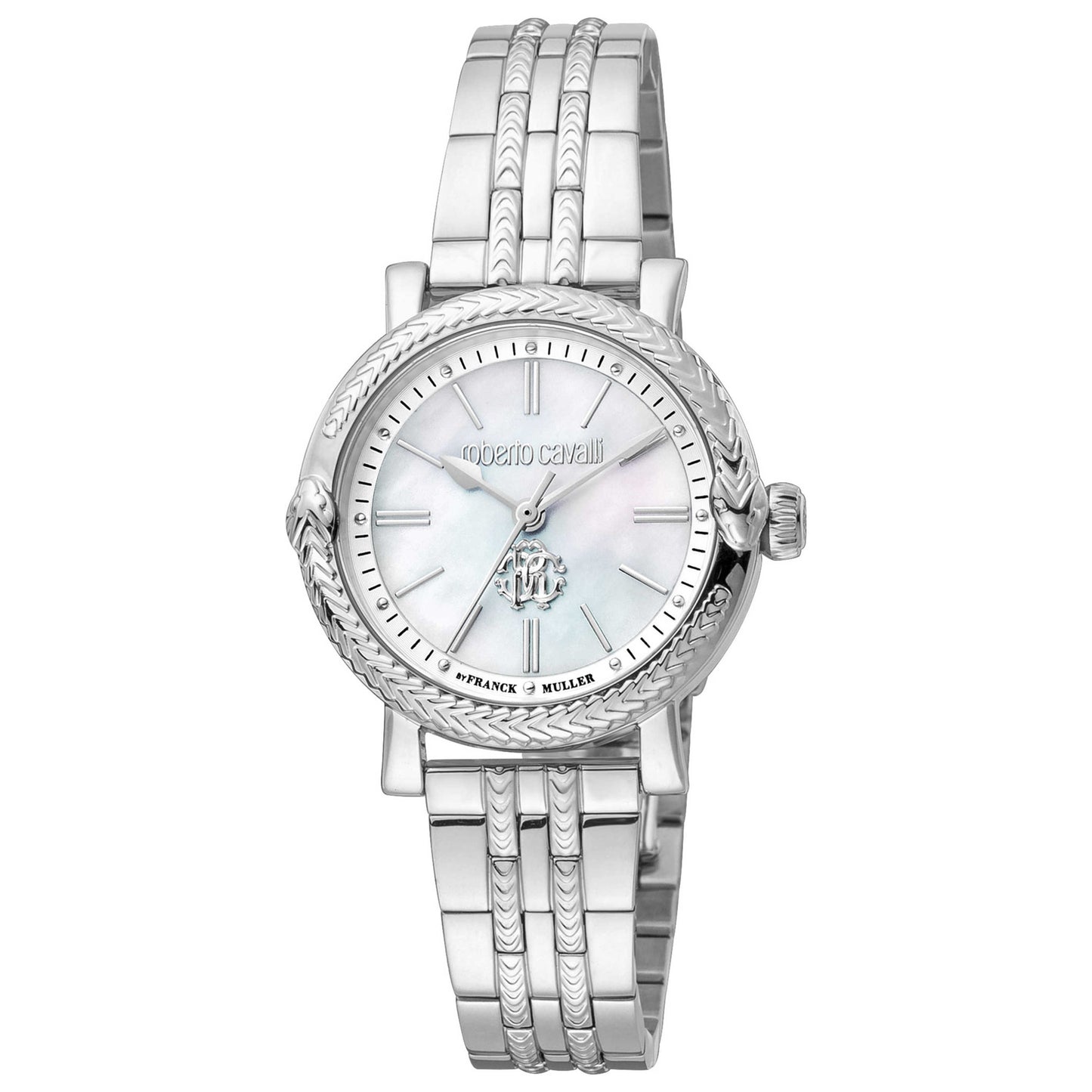 Front view of Roberto Cavalli by Franck Muller Women's Quartz Watch RV1L193M0041