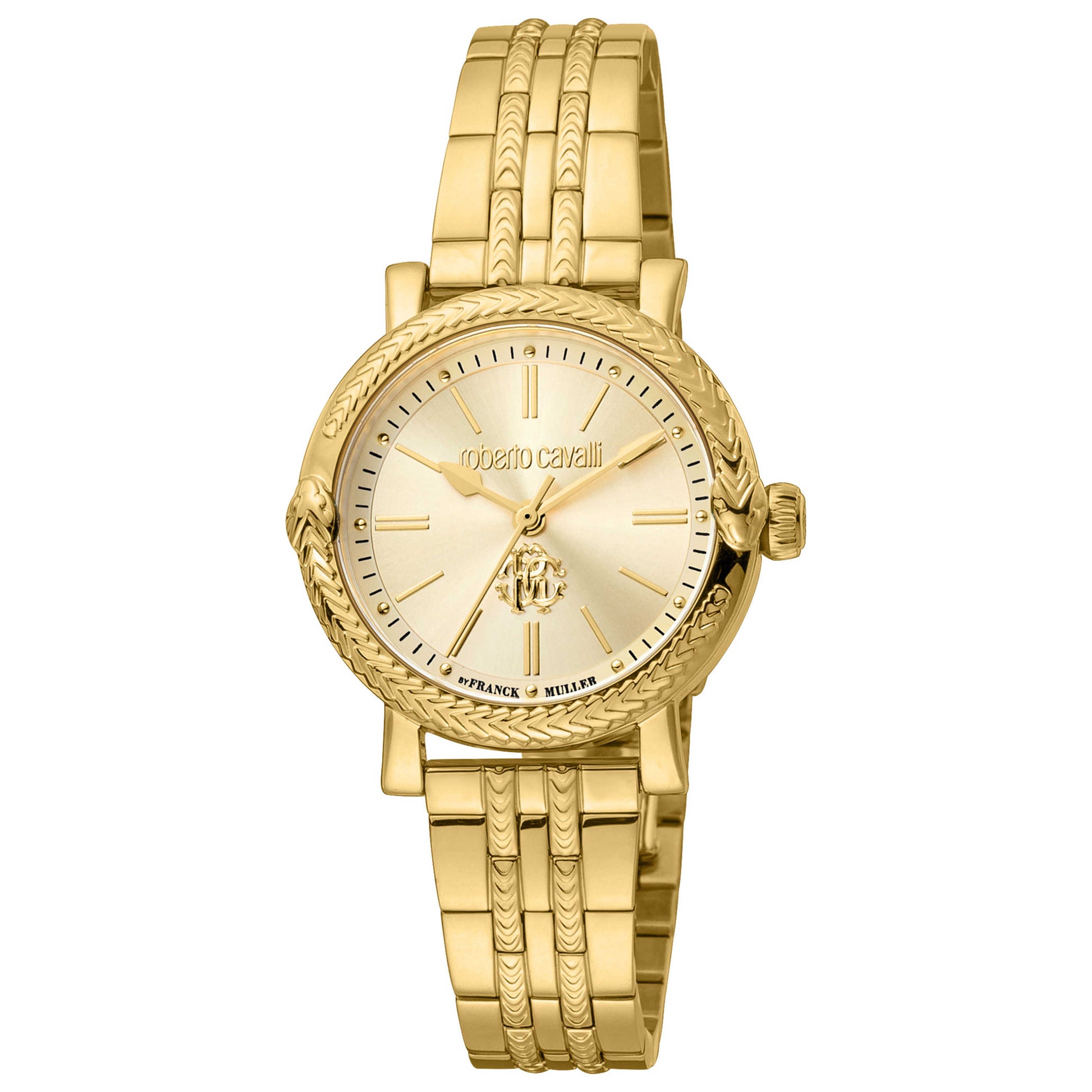 Front view of Roberto Cavalli by Franck Muller Women's Quartz Watch RV1L193M0051