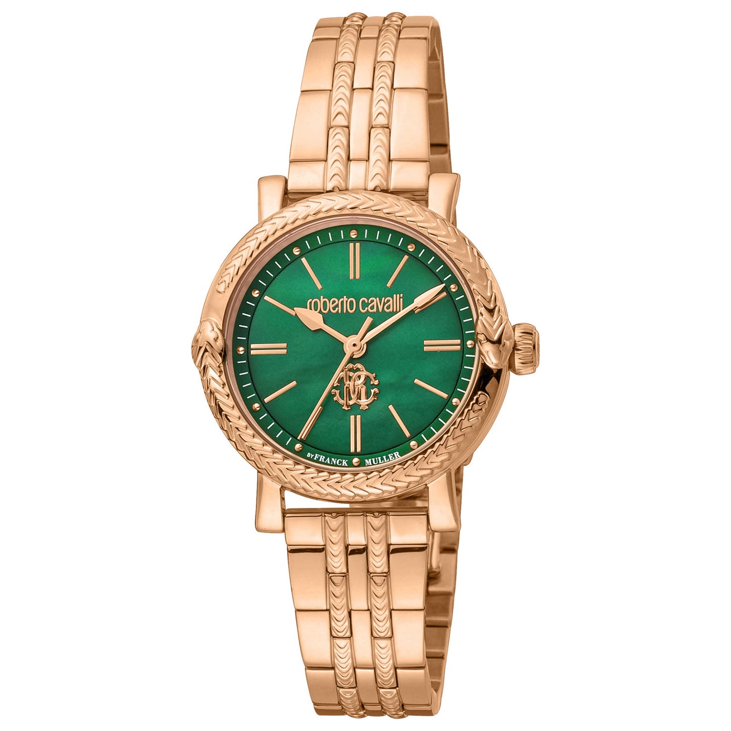 Front view of Roberto Cavalli by Franck Muller Women's Quartz Watch RV1L193M0071