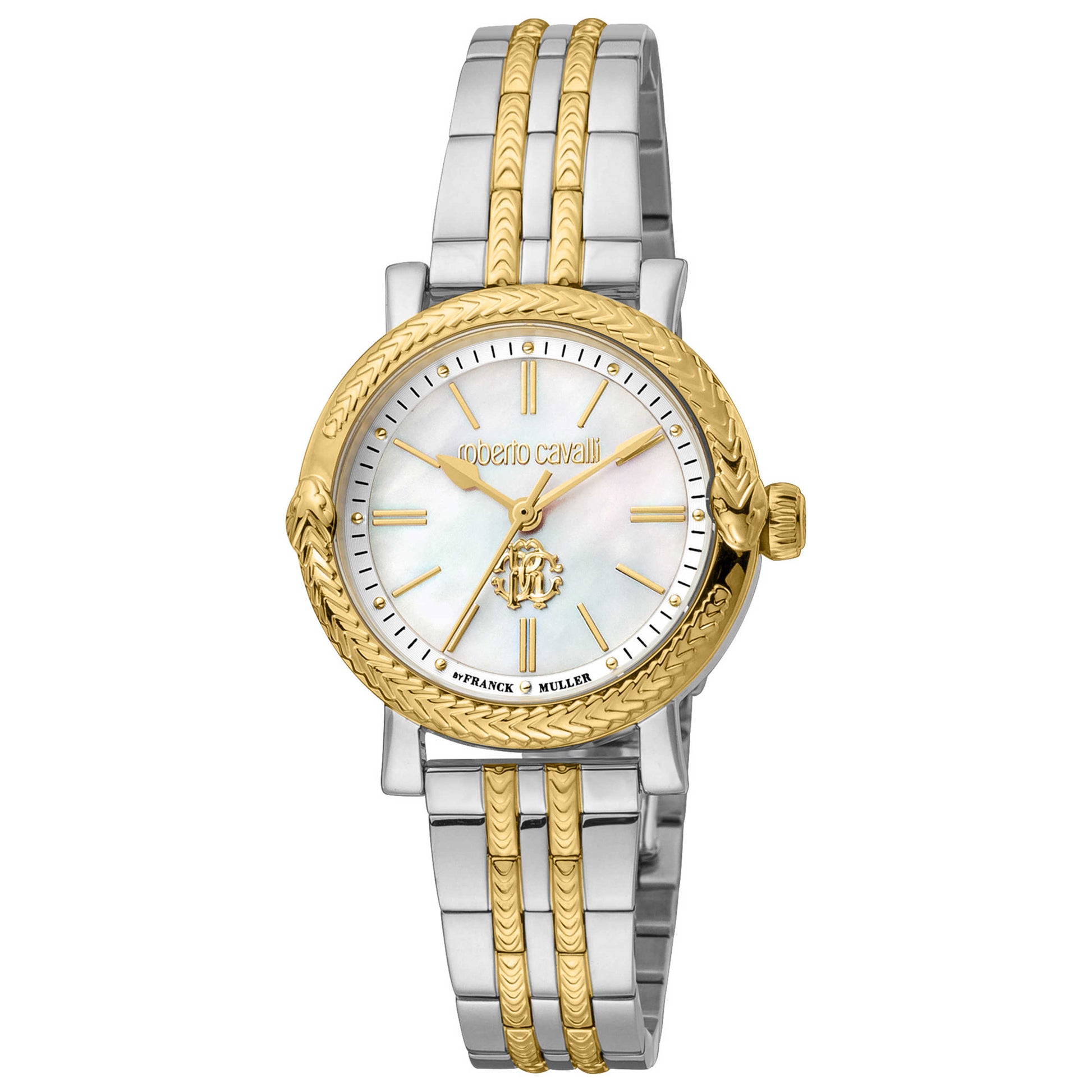 Front view of Roberto Cavalli by Franck Muller Women's Quartz Watch RV1L193M0081