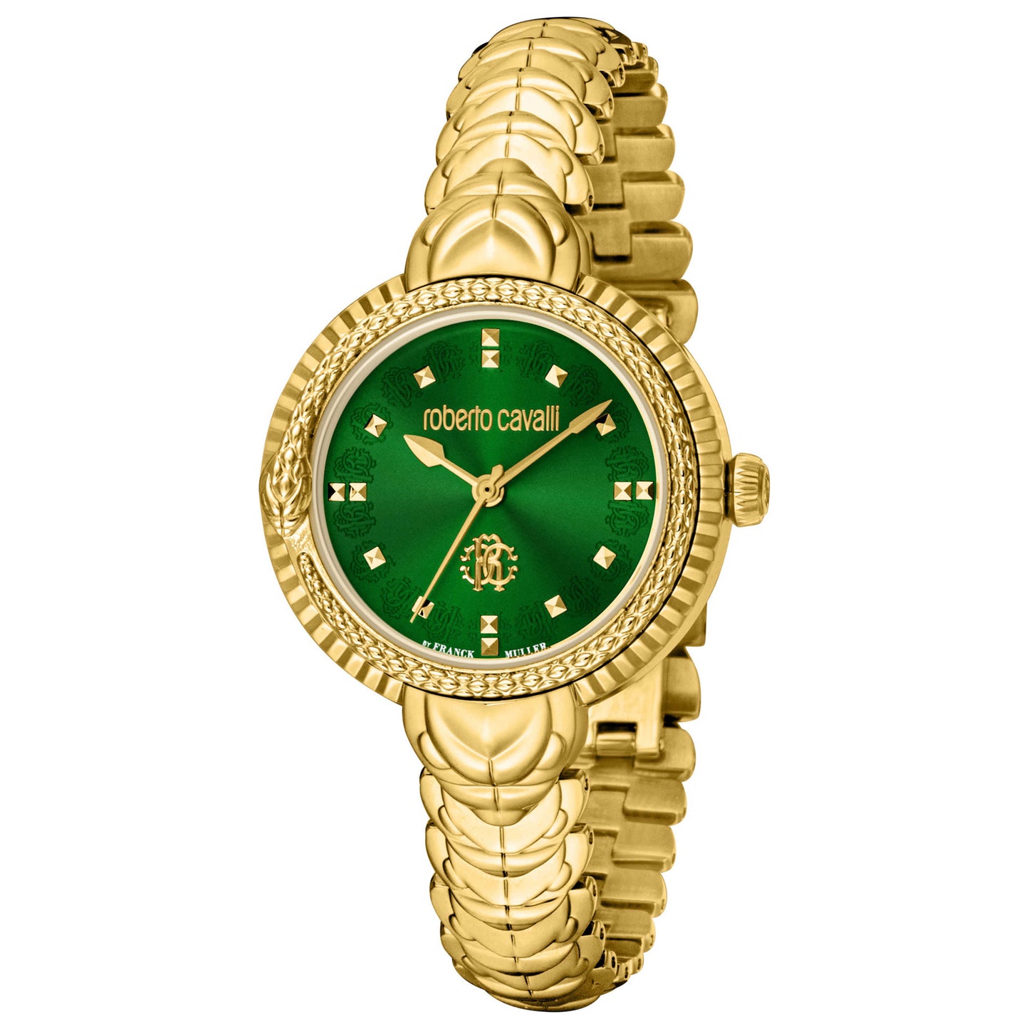 Front view of Roberto Cavalli by Franck Muller Women's Quartz Watch RV1L203M0061
