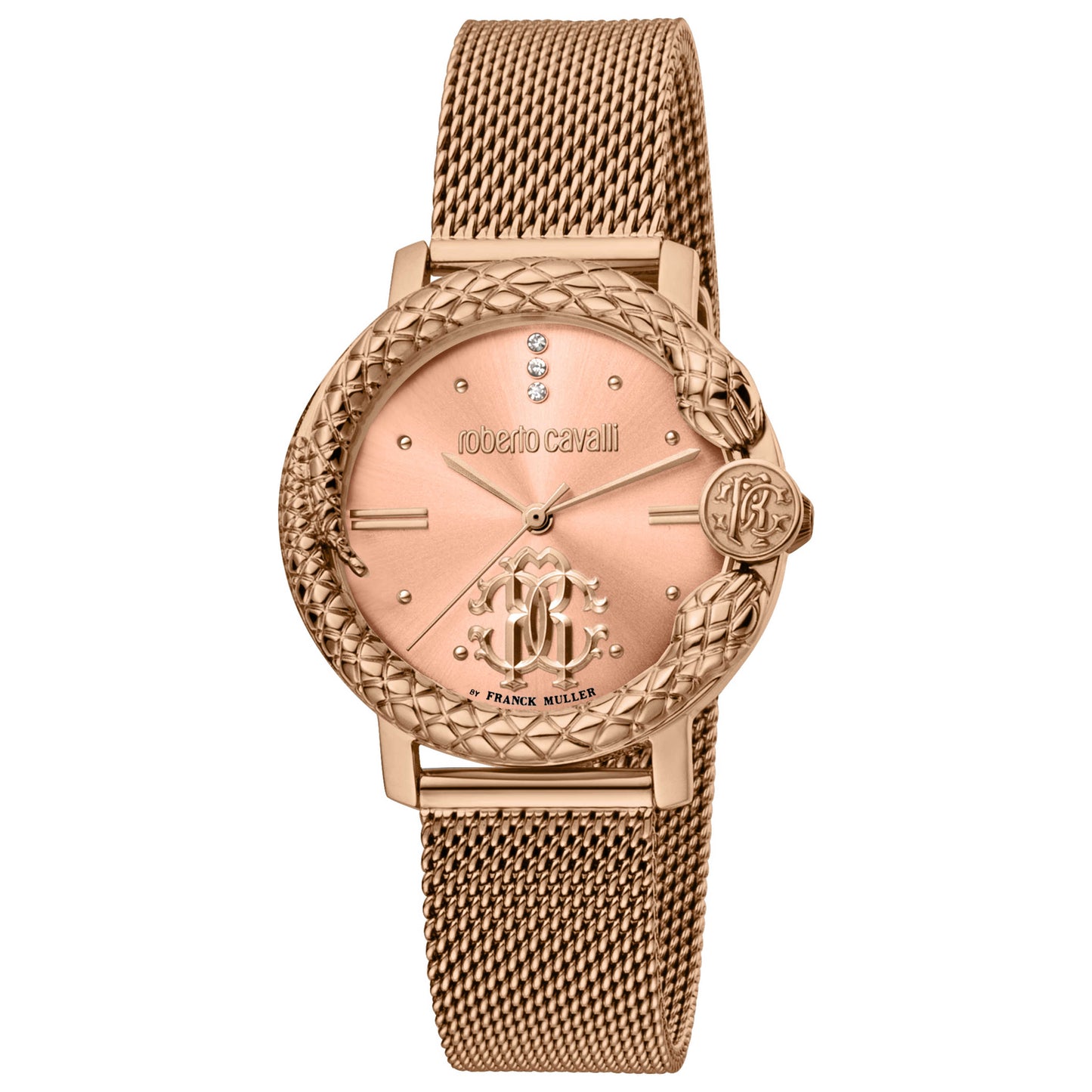 Front view of Roberto Cavalli RC-17 Women's Quartz Watch RV2L057M0096