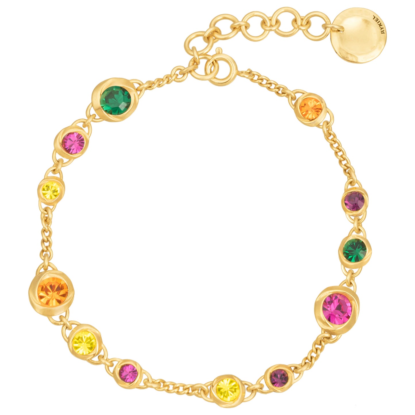 Front view of Sonia Rykiel Colorful Pierre Women's Bracelet RYJ5123
