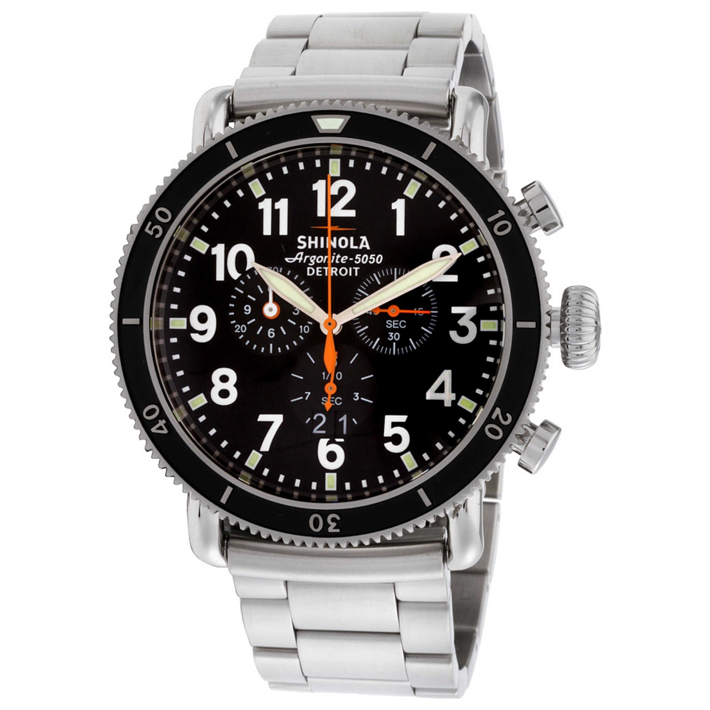 Front view of Shinola The Runwell Men's Quartz Watch S0110000090