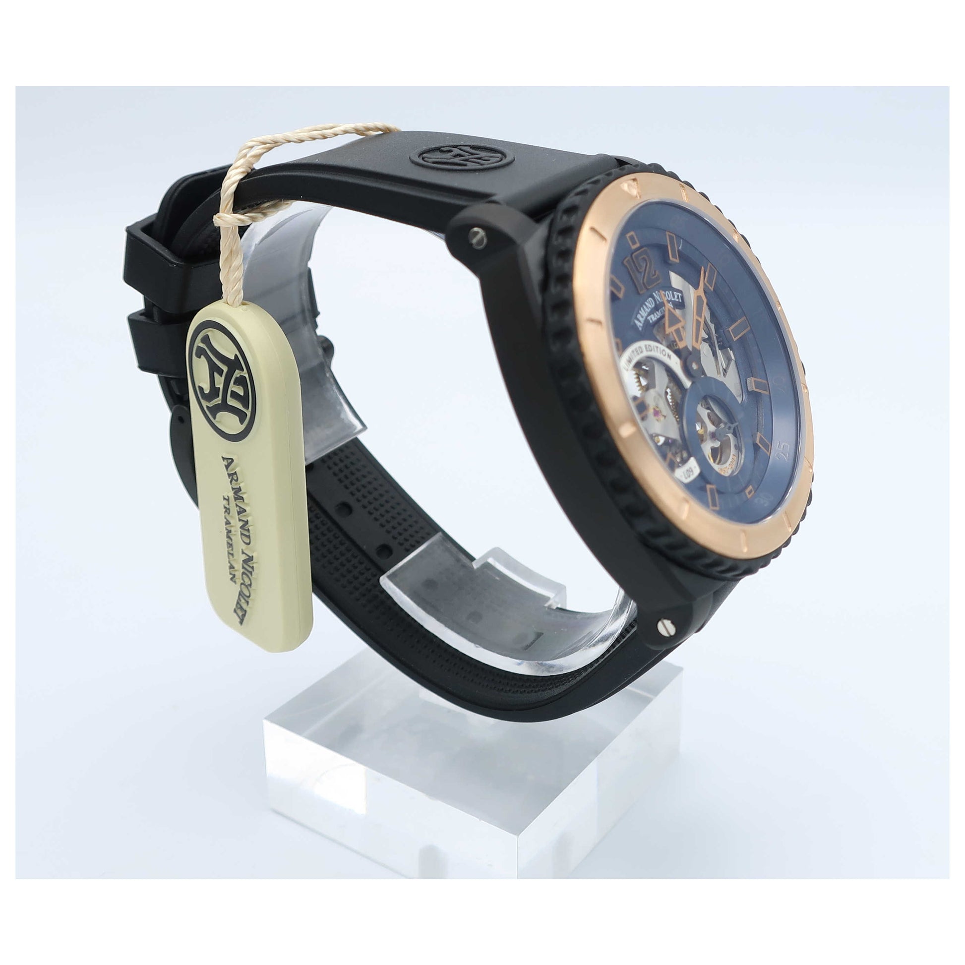 Armand Nicolet L09 Men's Manual-Wind Watch S619AQN-BU-G9610-SD - Image #3