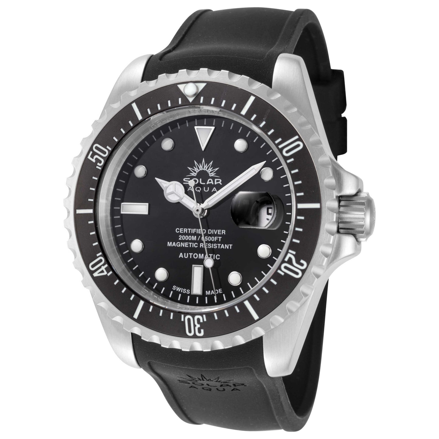 Front view of Solar Aqua 2000M Men's Automatic Watch SA0020.0001