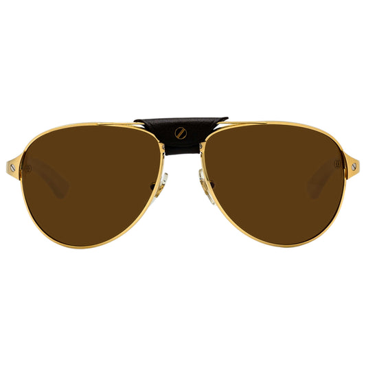 Cartier Fashion Men's Sunglasses SANTOS-DUMONT-ESW00006-61 - Image #2