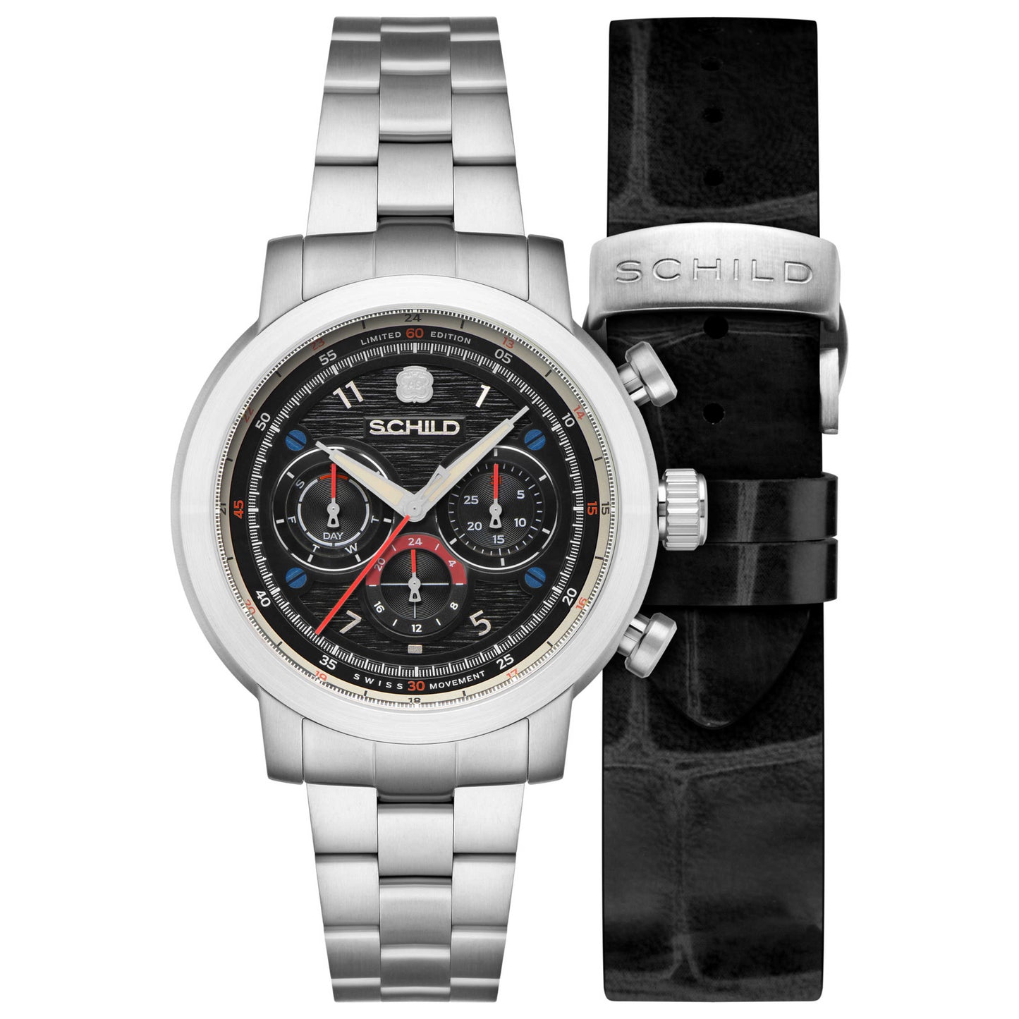Front view of Schild Heinrich Men's Quartz Watch SC-1005-44