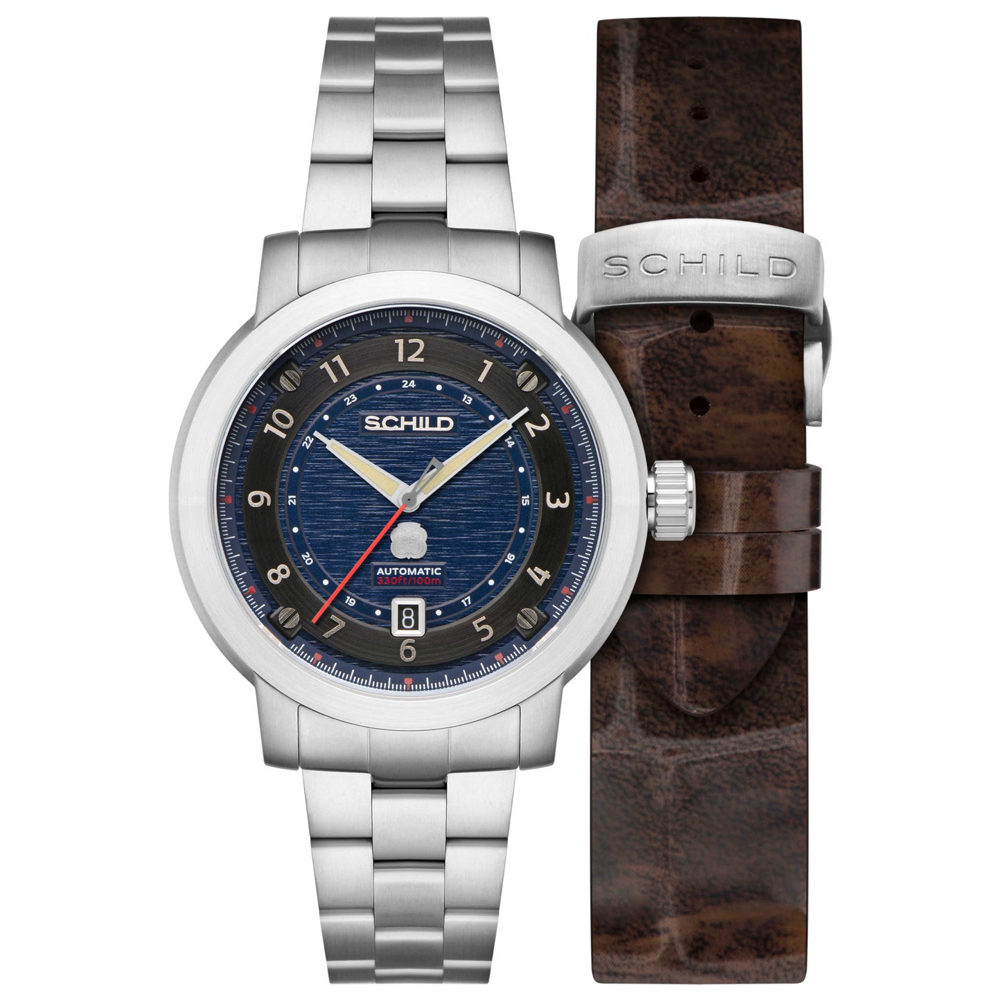 Front view of Schild Heinrich Men's Automatic Watch SC-1014-22