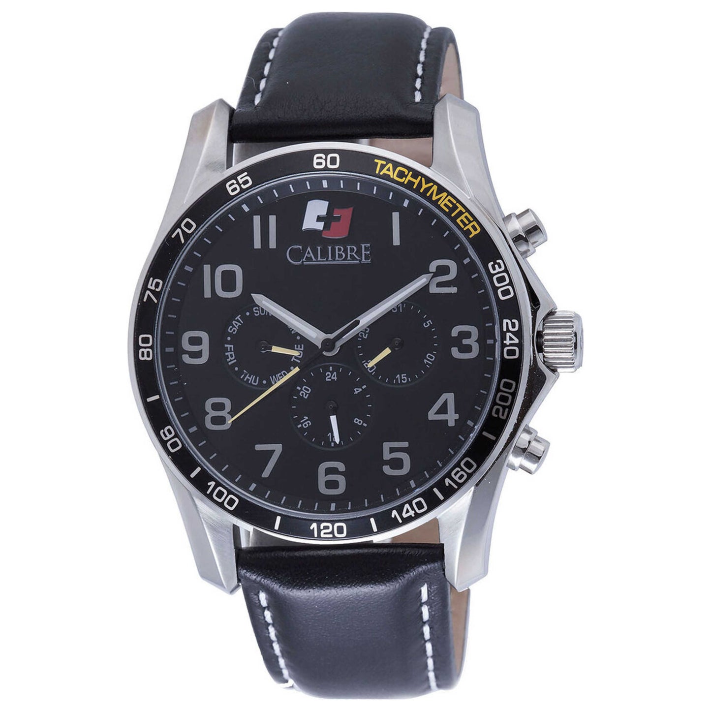 Front view of Calibre Buffalo Men's Quartz Watch SC-4B1-04-007.1.7