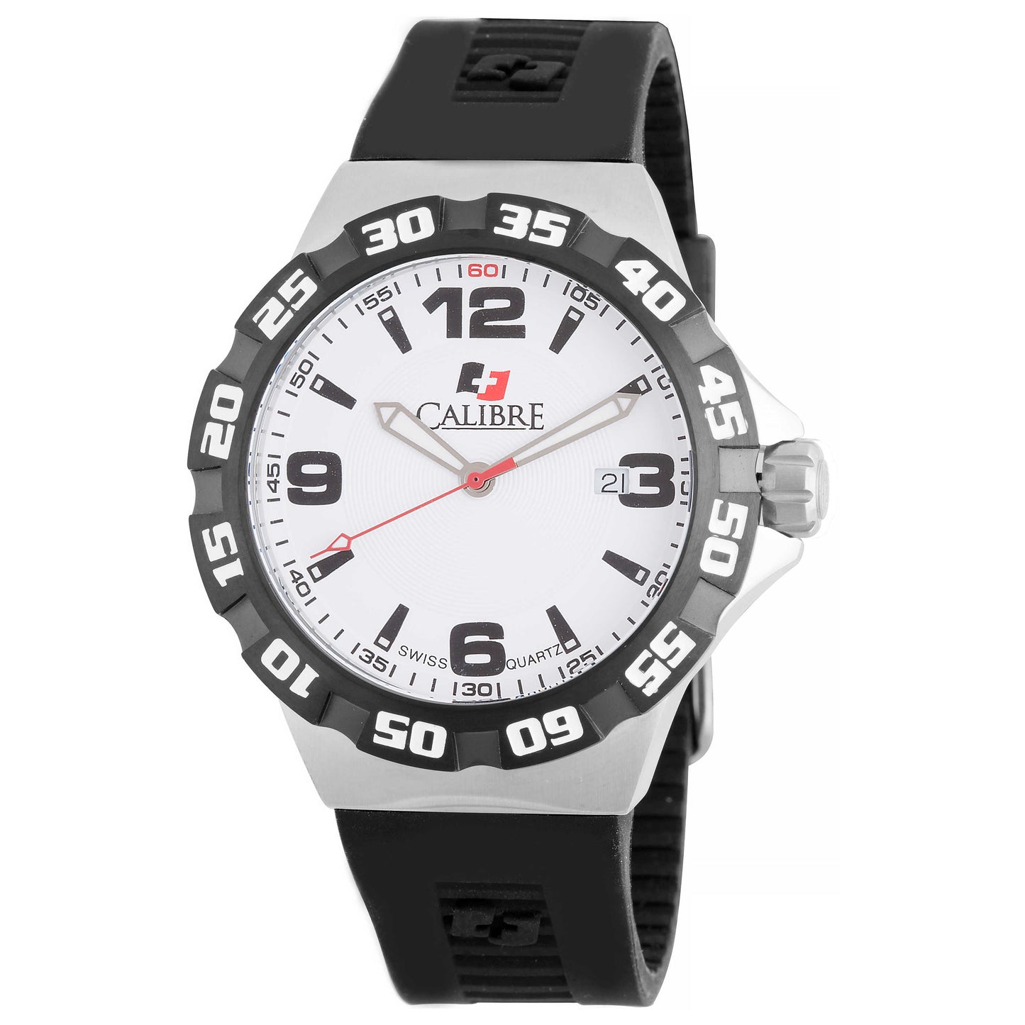 Front view of Calibre Lancer Men's Quartz Watch SC-4L1-04-001