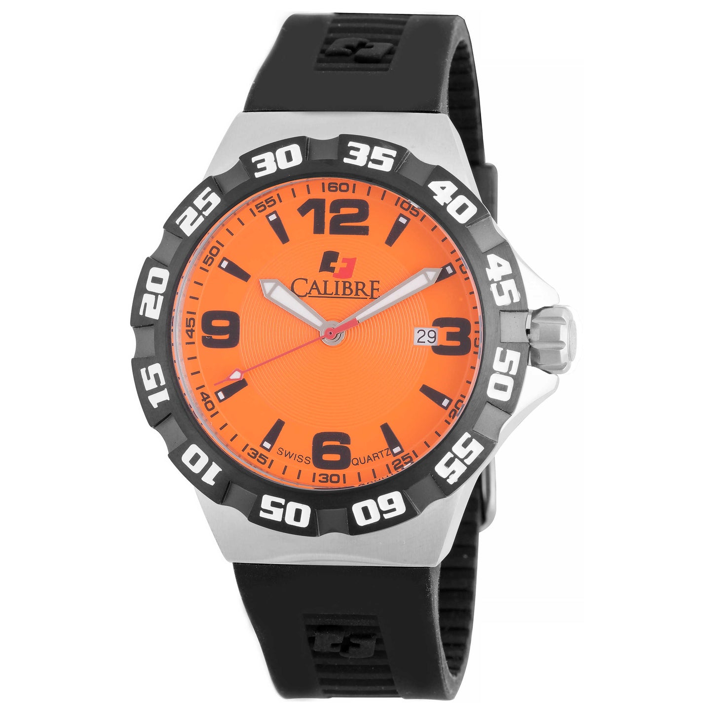Front view of Calibre Lancer Men's Quartz Watch SC-4L1-04-079