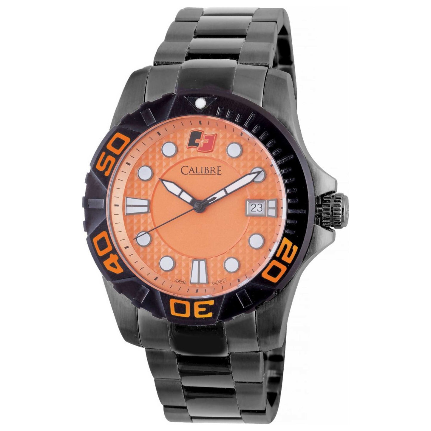 Front view of Calibre Akron Men's Quartz Watch SC-5A1-13-079